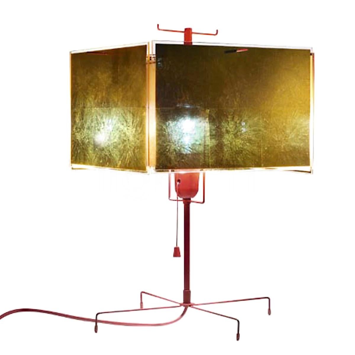 German Table lamp Ingo Maurer 24 Karat Blau T For Sale
