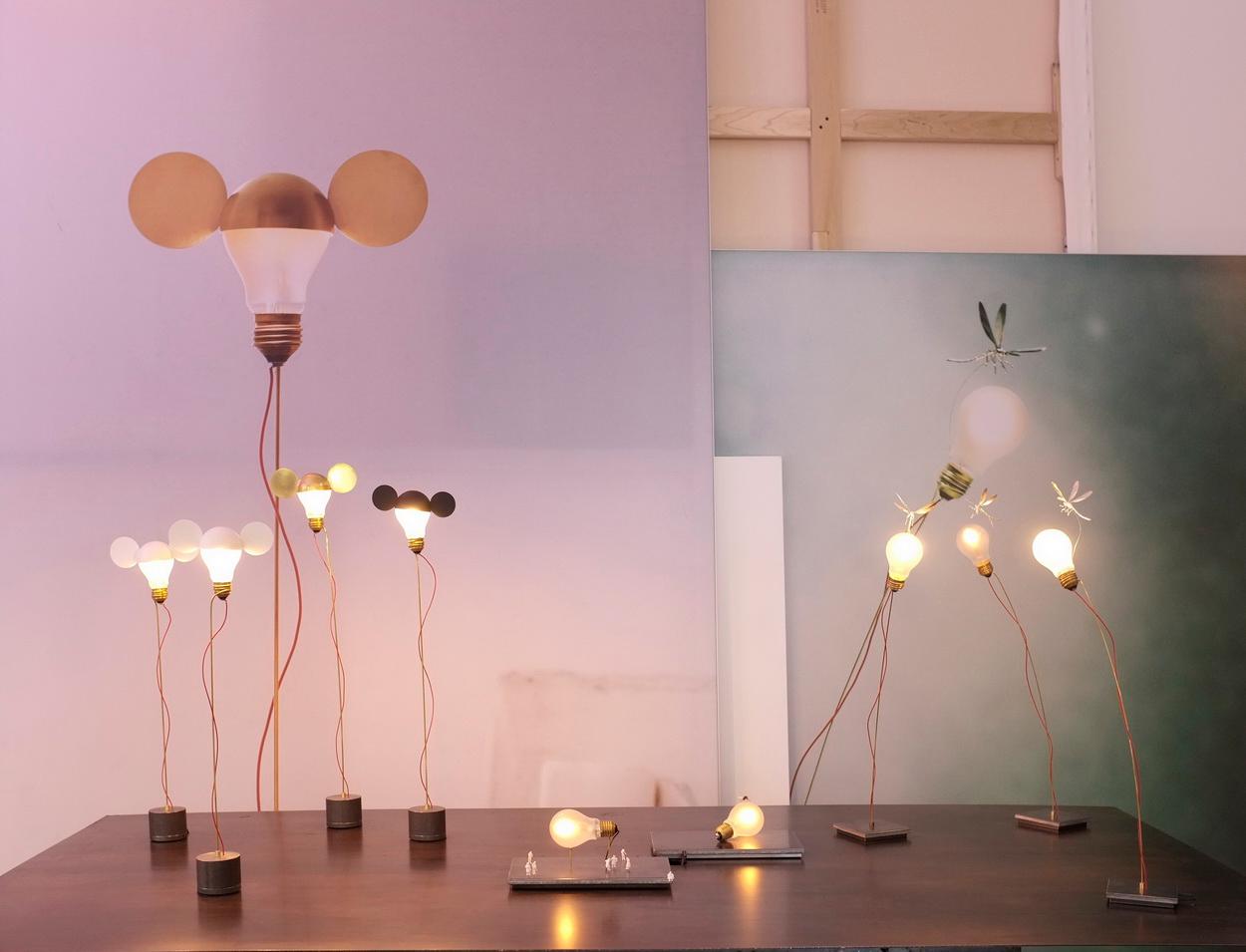 Table lamp Ingo Maurer I Ricchi Poveri – Toto - Brass en Nuevo estado para la venta en Alcamo, IT