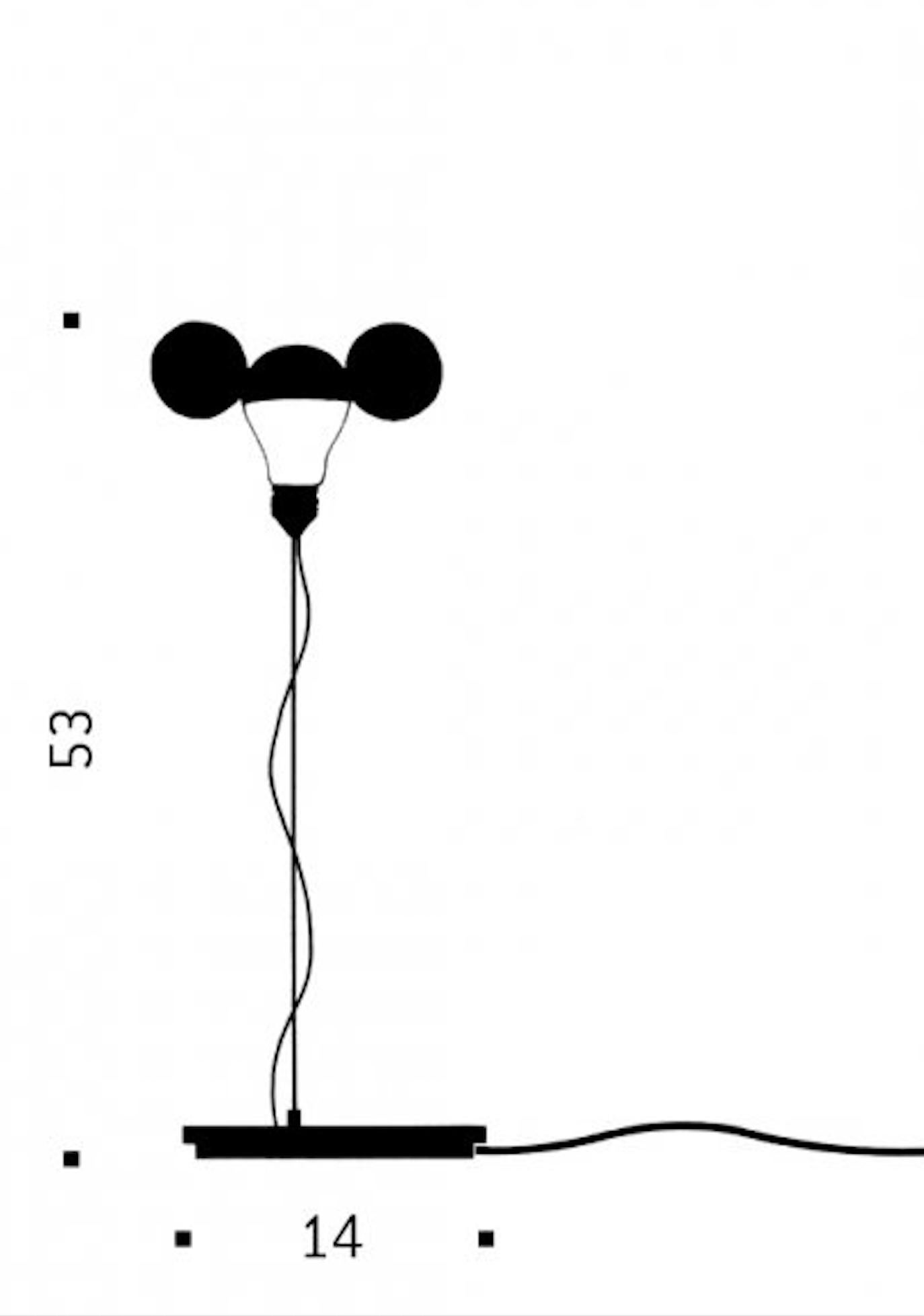 Table lamp Ingo Maurer I Ricchi Poveri – Toto - Brass Siglo XXI y contemporáneo en venta