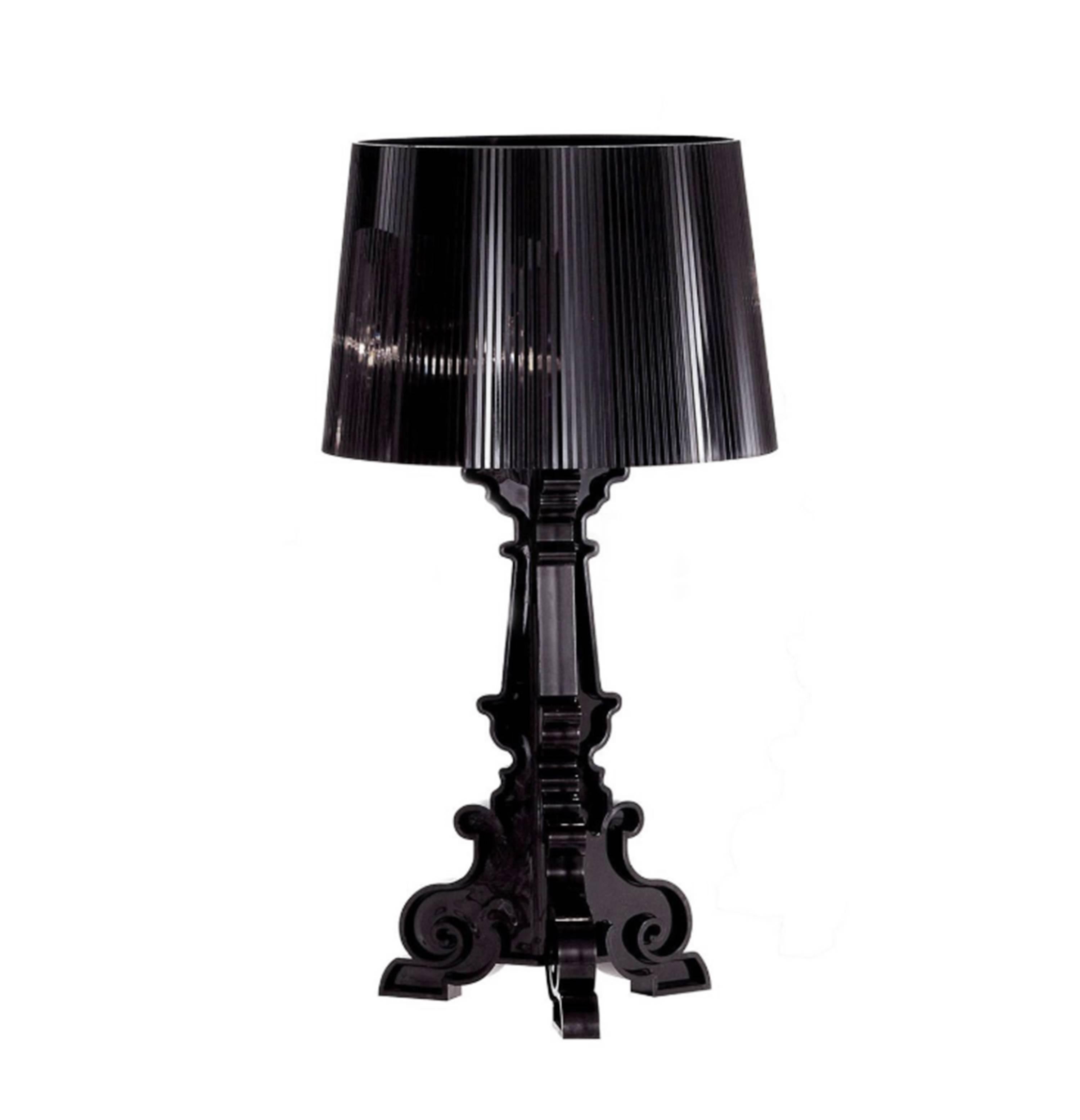 Mid-Century Modern Table Lamp Kartell Bourgie Black by Ferruccio Laviani