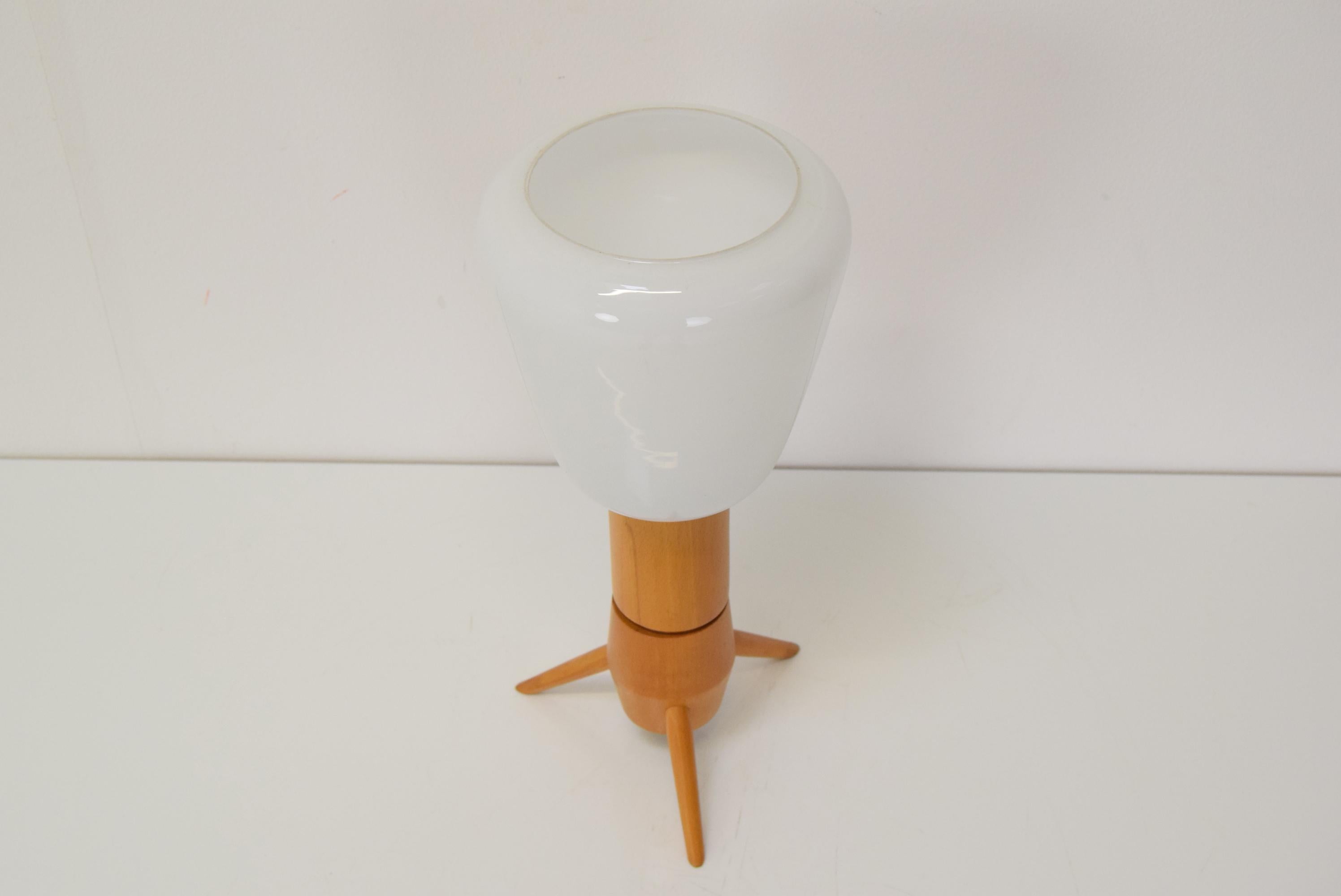 Mid-Century Modern Table Lamp Krasna Jizba, ULUV, Czechoslovakia, 1960's.  For Sale