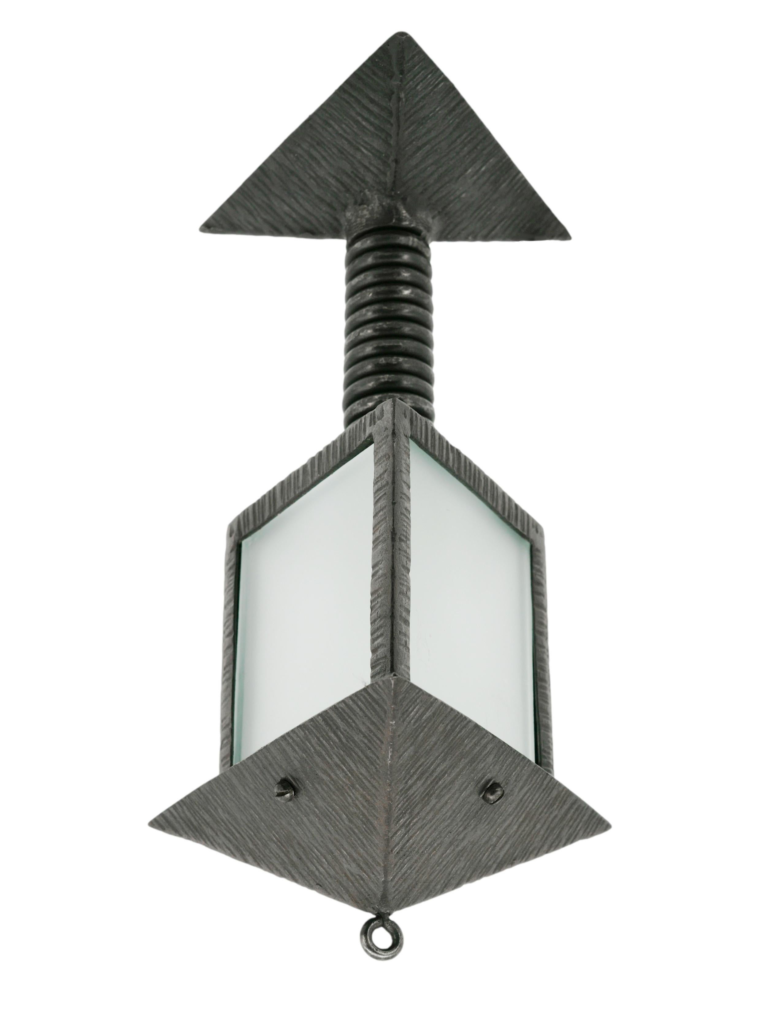 Art Deco Table Lamp / Lantern, 1920 For Sale