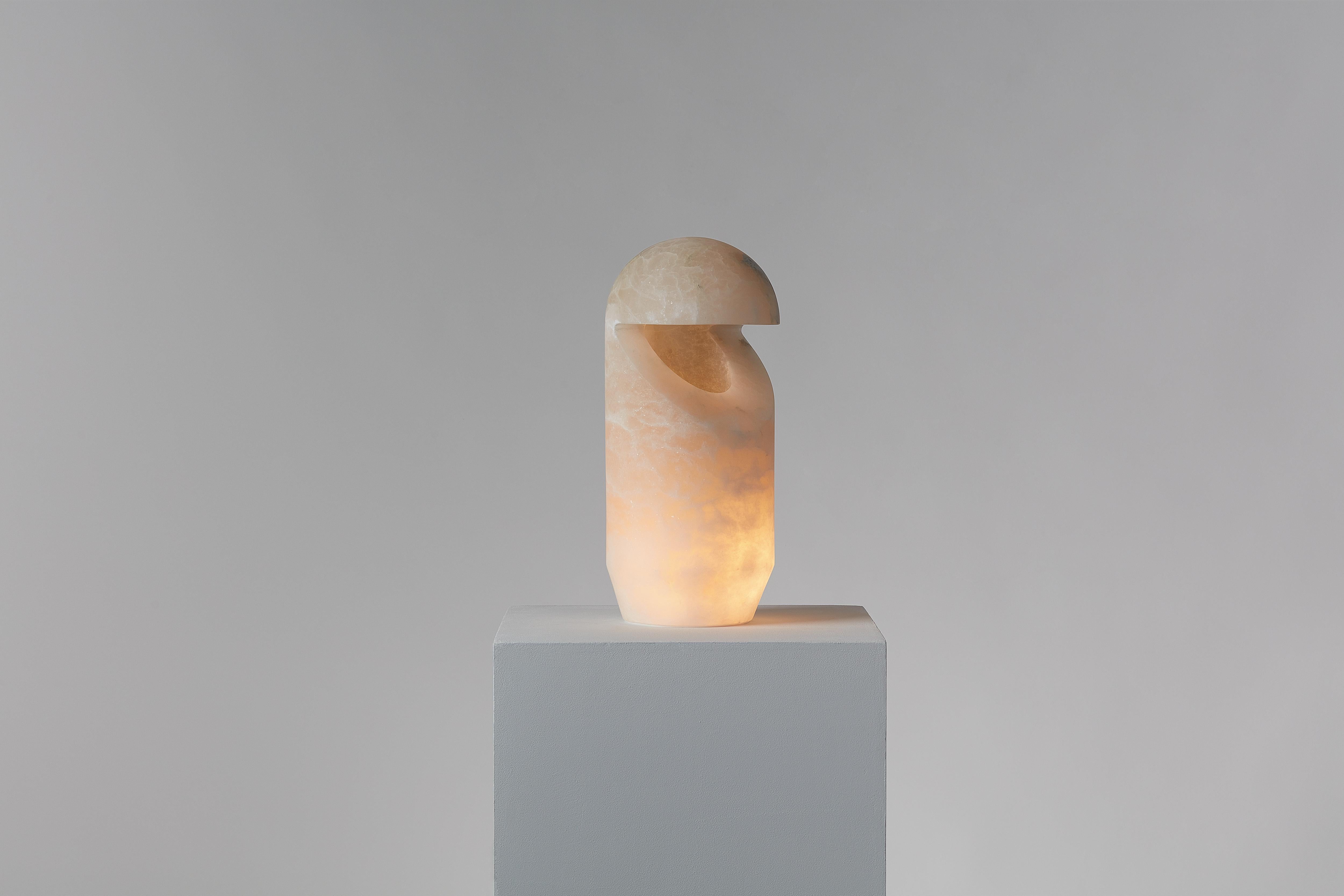 Handcrafted Alabaster Table Lamp 