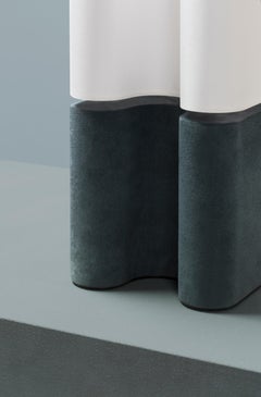 Table Lamp Leather Francesco Balzano for Giobagnara Ossicle Table Lamp Small