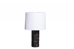 Table Lamp Leather Stephane Parmentier for Giobagnara Atari Table Lamp (Large)