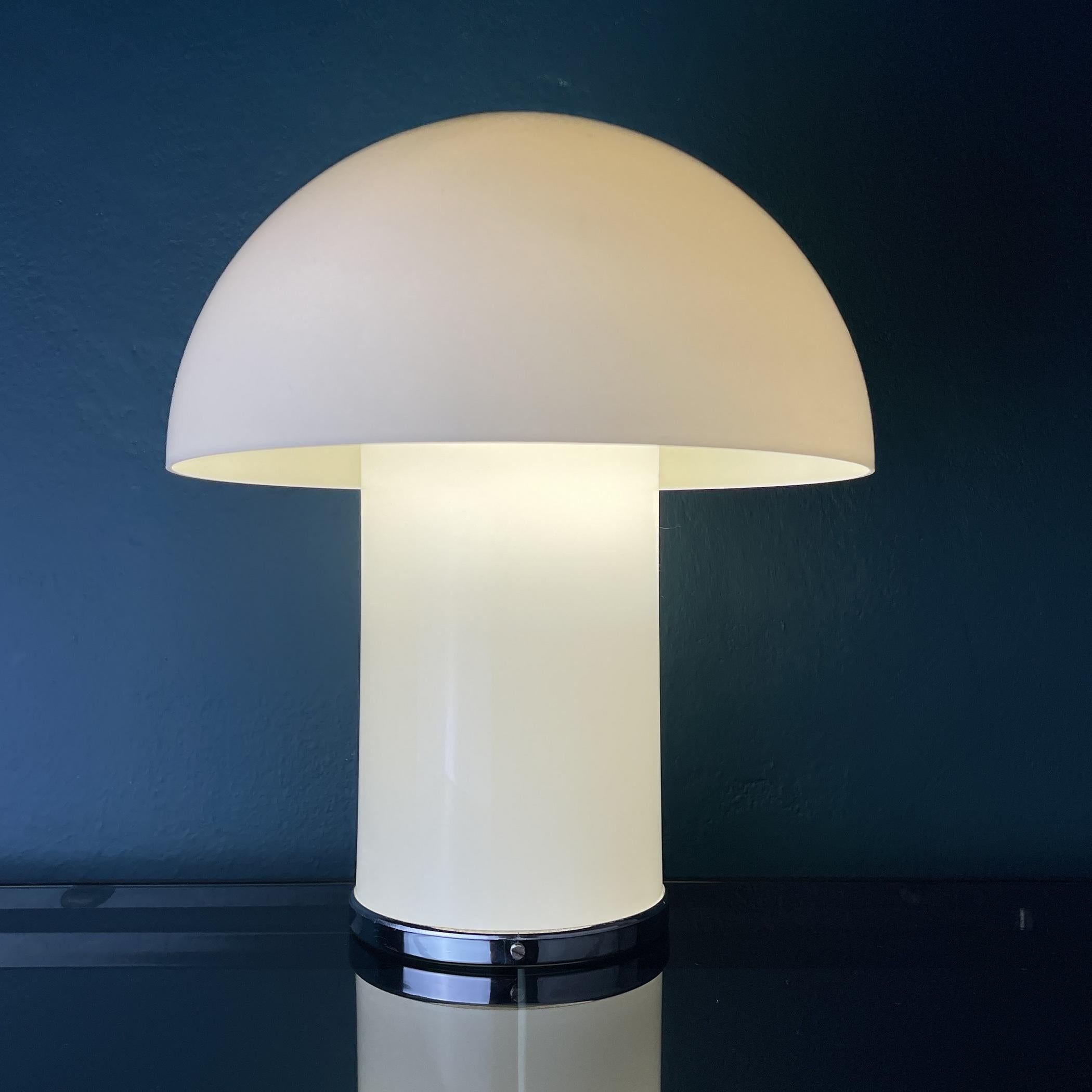 Plastic Table Lamp Leila by Verner Panton for Collezioni Longato Padova, Italy, 1960s For Sale