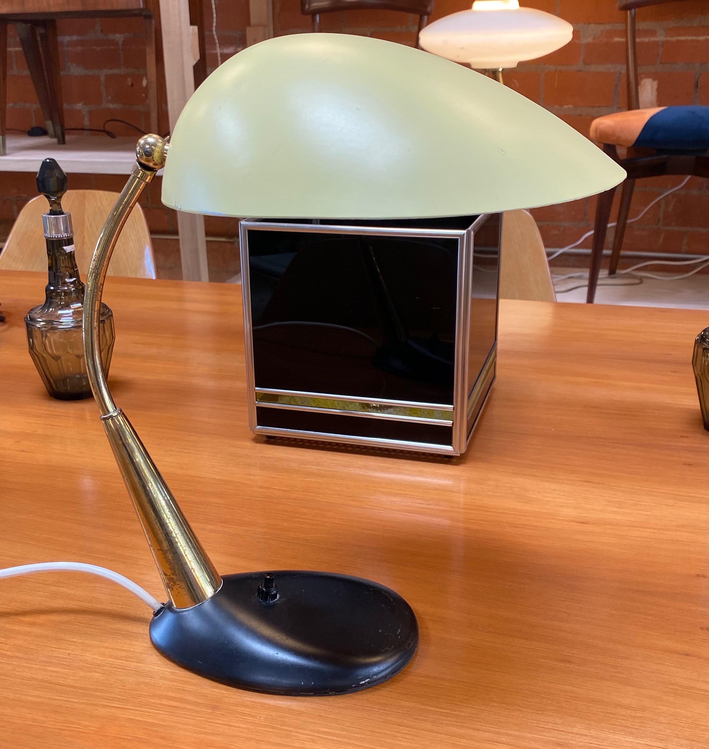 Mid-Century Modern Table Lamp Light Yellow by Gebrüder Cosack, Germany, 1950s For Sale