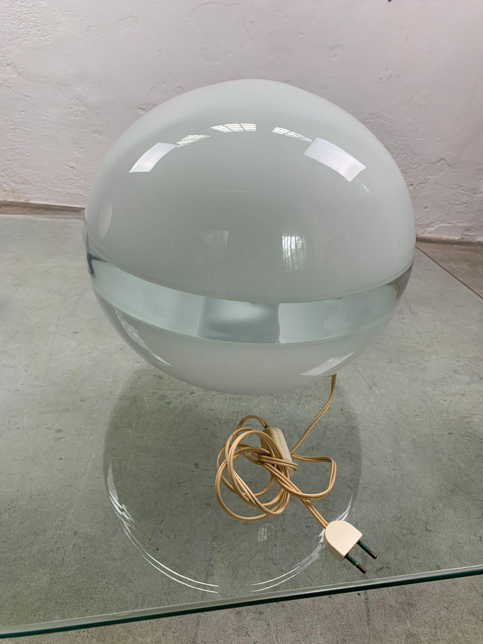 Glass table lamp LT 231 by Carlo Nason for Mazzega, Italy, 1970s 4