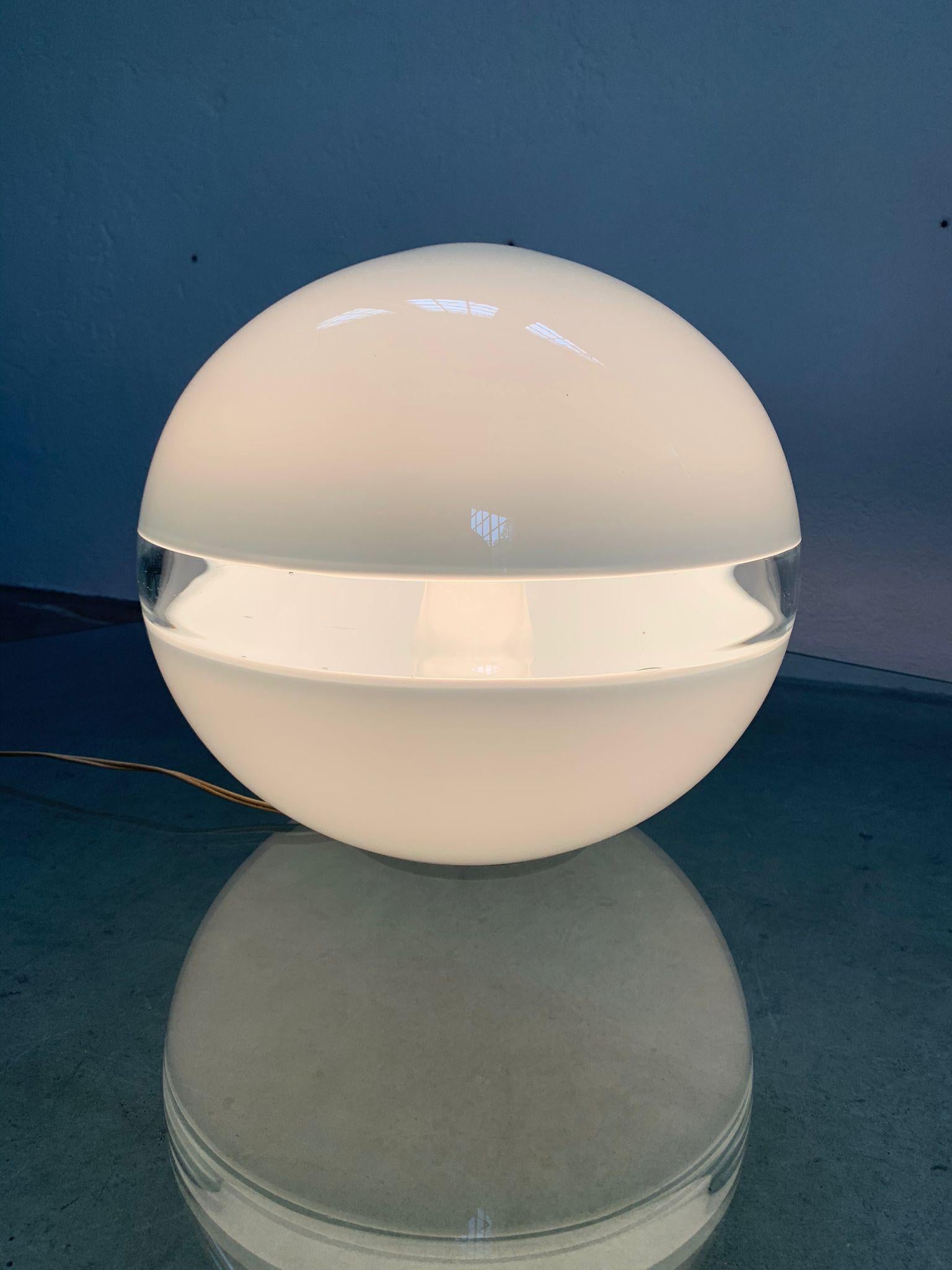 Mid-Century Modern Glass table lamp LT 231 by Carlo Nason for Mazzega, Italy, 1970s
