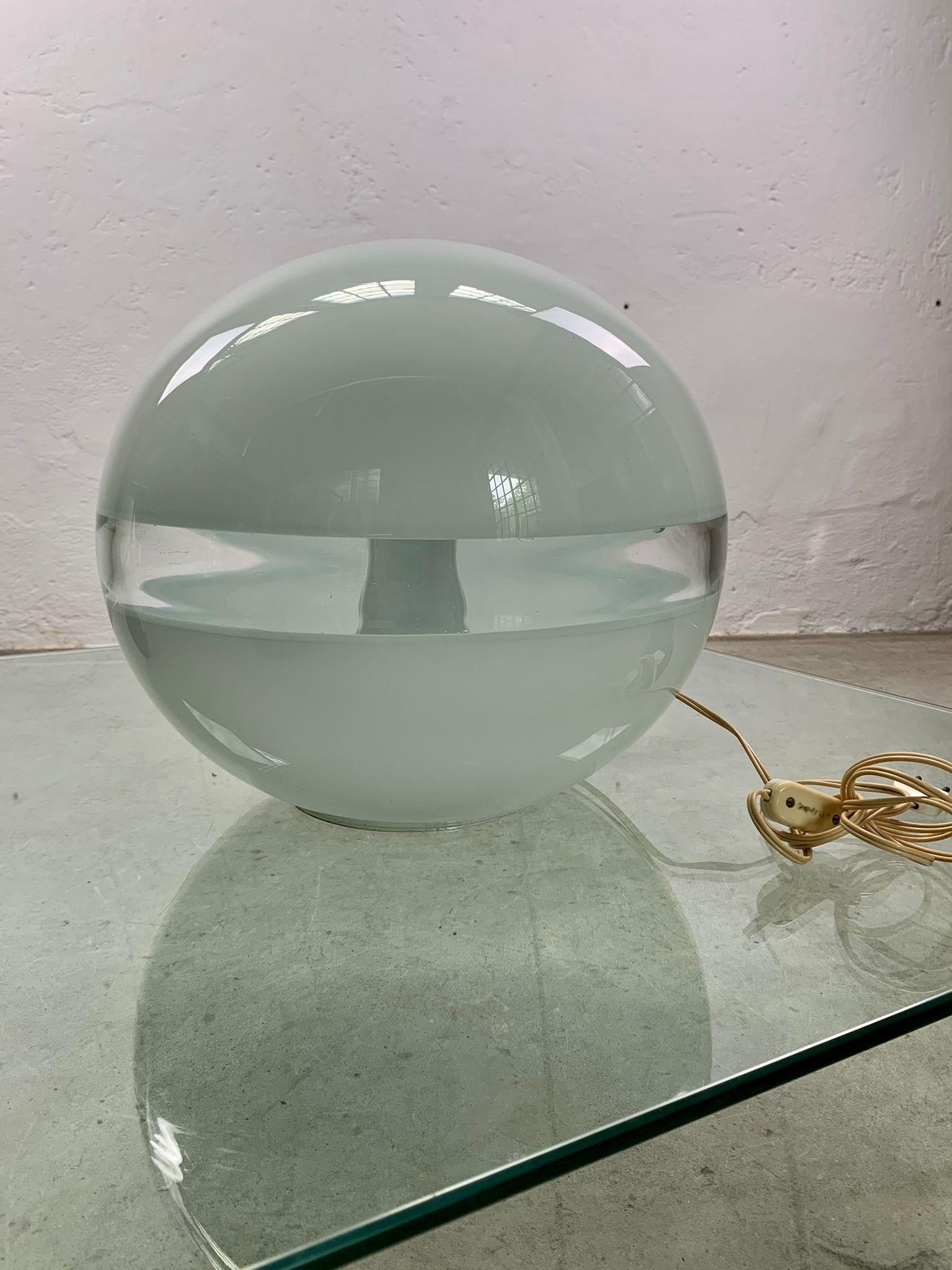Glass table lamp LT 231 by Carlo Nason for Mazzega, Italy, 1970s 2