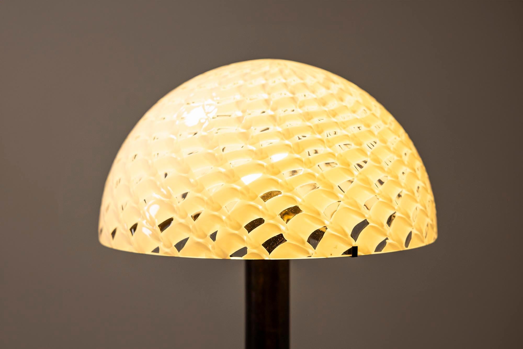 Lámpara de sobremesa LT 354 de Murano por Carlo Nason para AV Mazzega, Italia Años 70 Cristal de Murano en venta