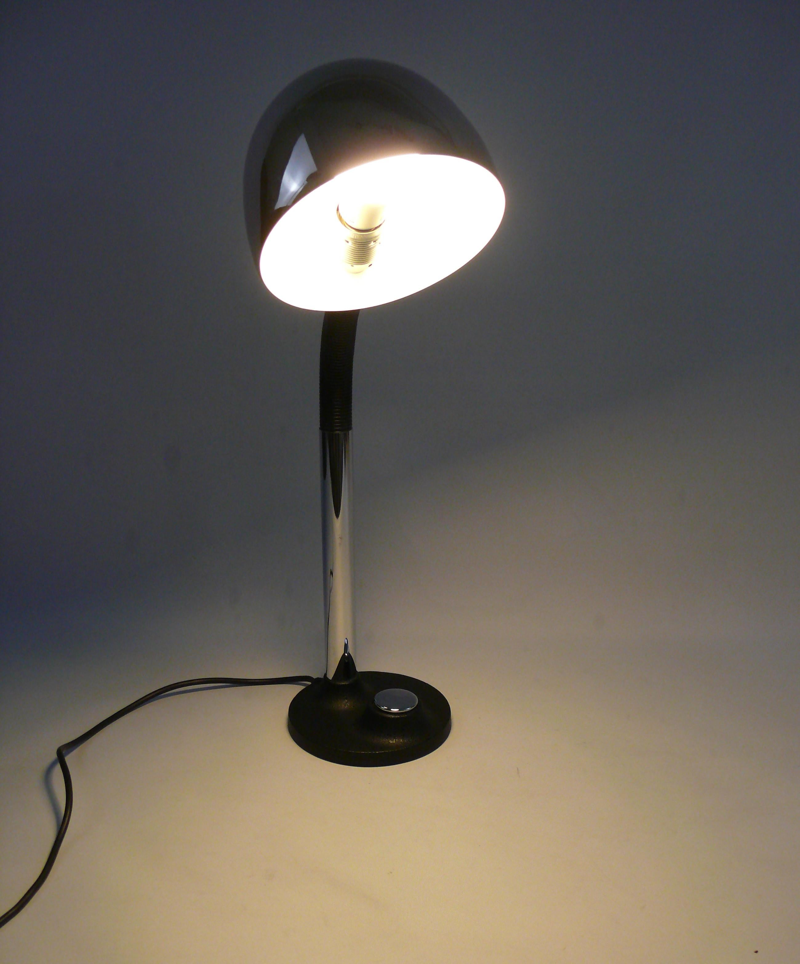 Metal Table Lamp Made by Hillebrand in Germany, 1970s For Sale
