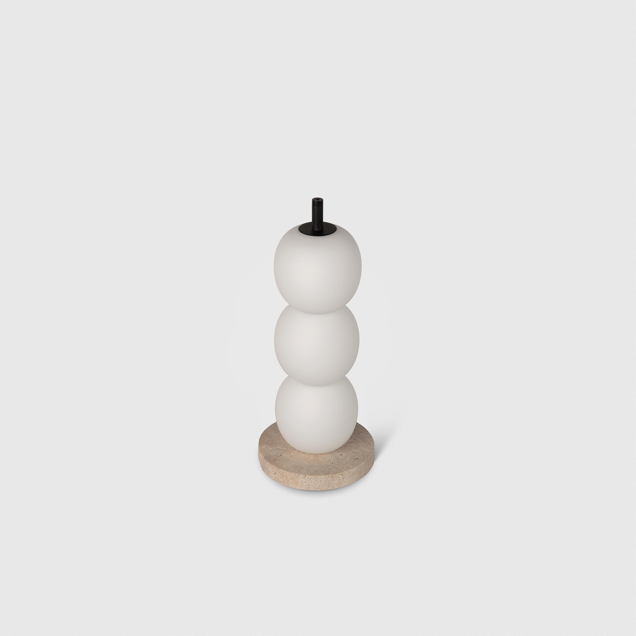 Lampe de table Mainkai 3 par Man of Parts, marbre Nero Marquina en vente 2