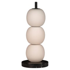 Table Lamp 'Mainkai 3' by Man of Parts, Verde Alpi Marble