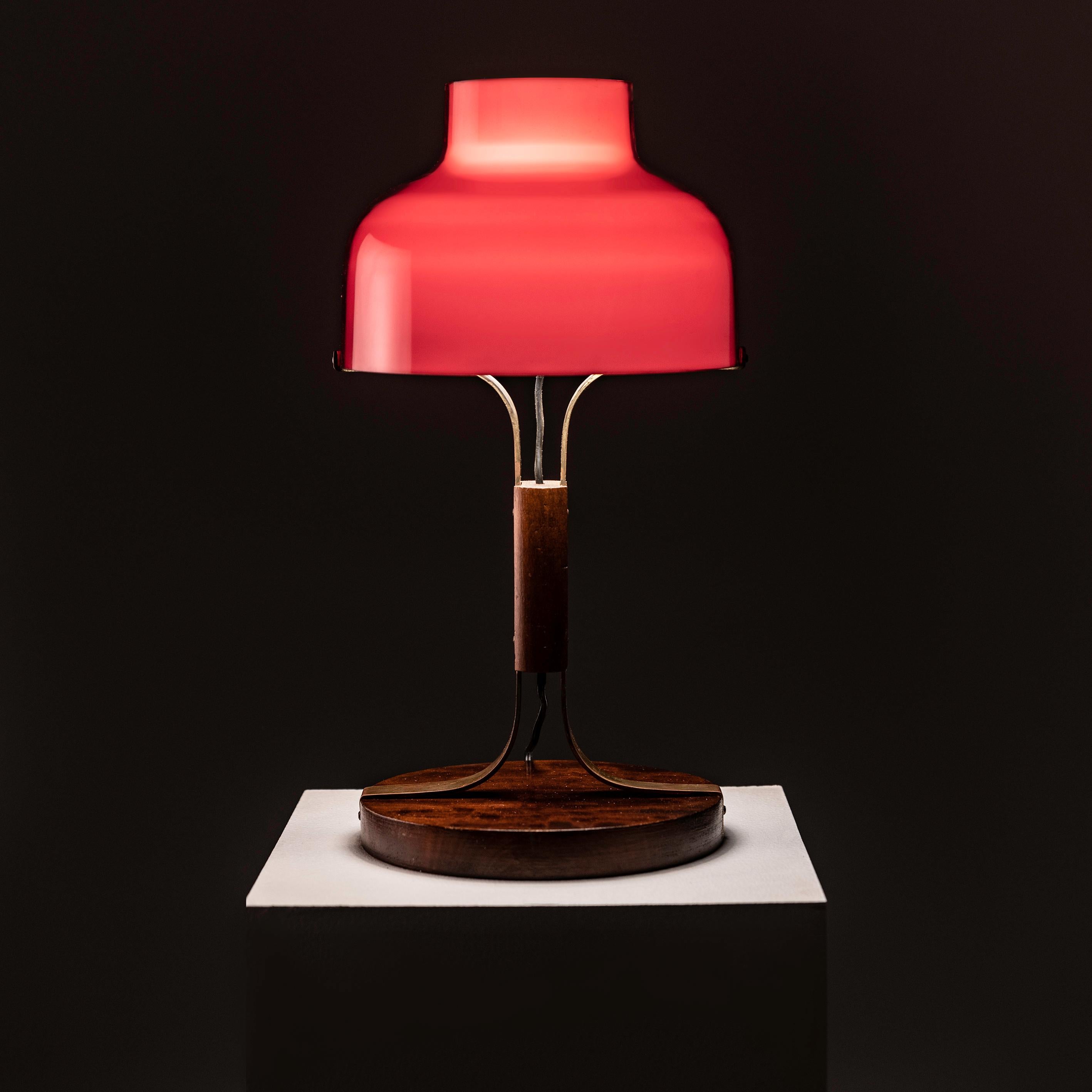 Ère spatiale Lampe de table Max Bill de Miguel Mila pour Polinax, années 1960 en vente