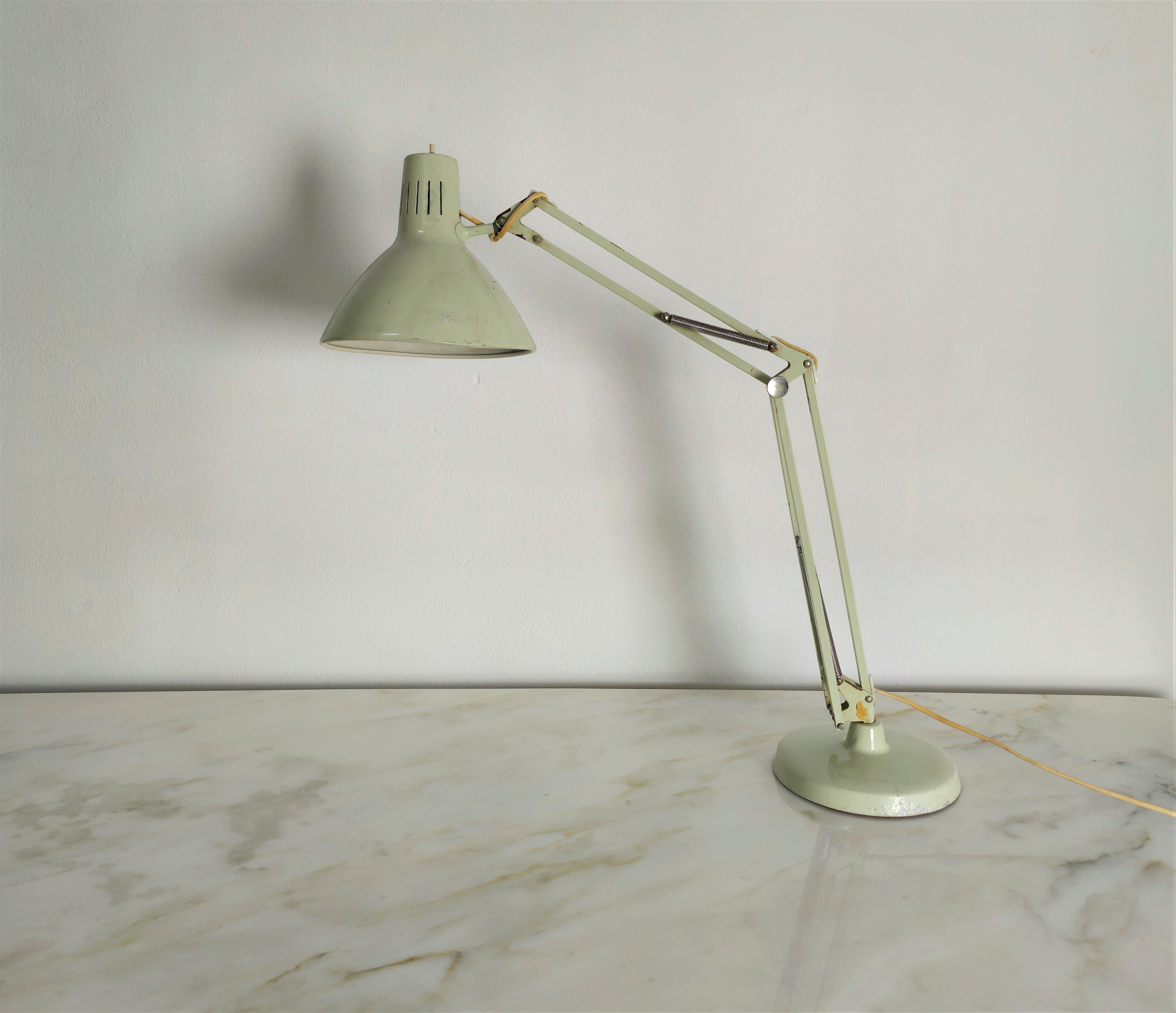 Mid-Century Modern Lampe de bureau en métal et aluminium Jac Jacobsen pour Luxo, design norvégien du milieu du siècle 1950 en vente