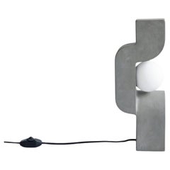 Table Lamp, Mini Model - Dark Grey, Ceramic, Contemporary Work.