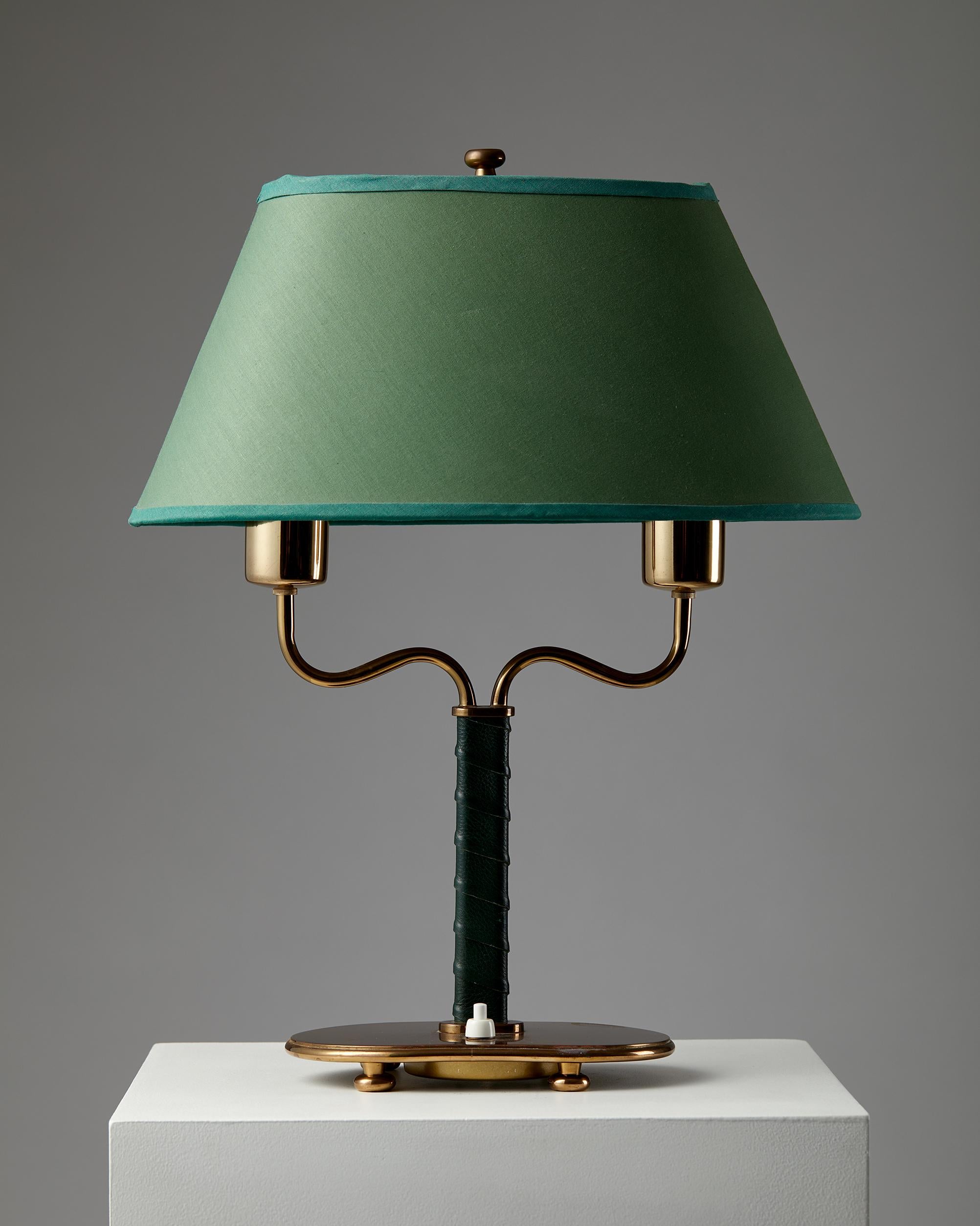 Swedish Table Lamp Model 2388 Designed by Josef Frank for Svenskt Tenn, Sweden, 1950's