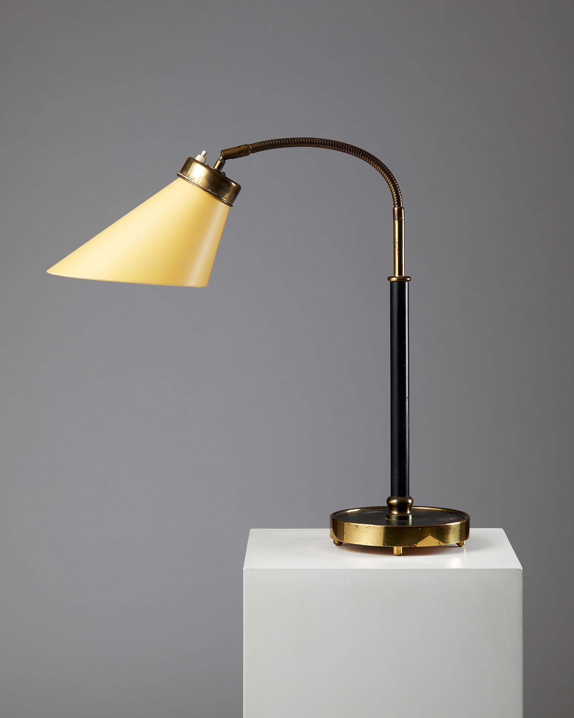 Mid-Century Modern Table Lamp Model 2434 Designed by Josef Frank for Svenskt Tenn