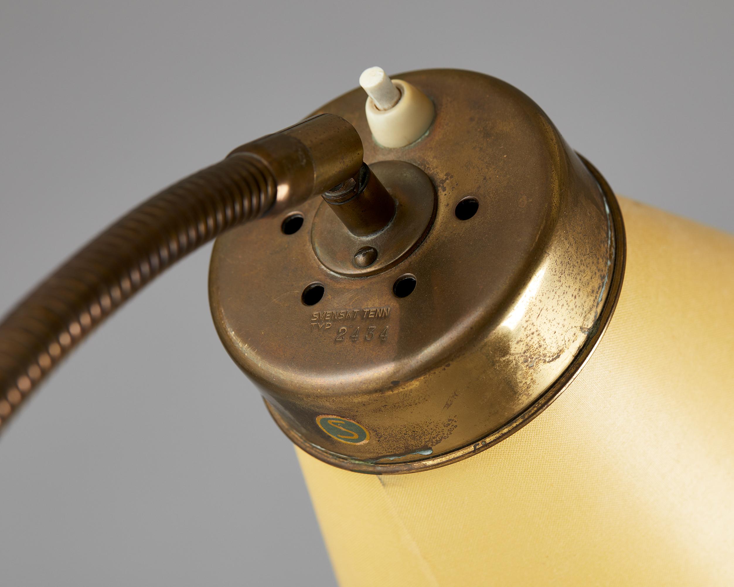 Brass Table Lamp Model 2434 Designed by Josef Frank for Svenskt Tenn
