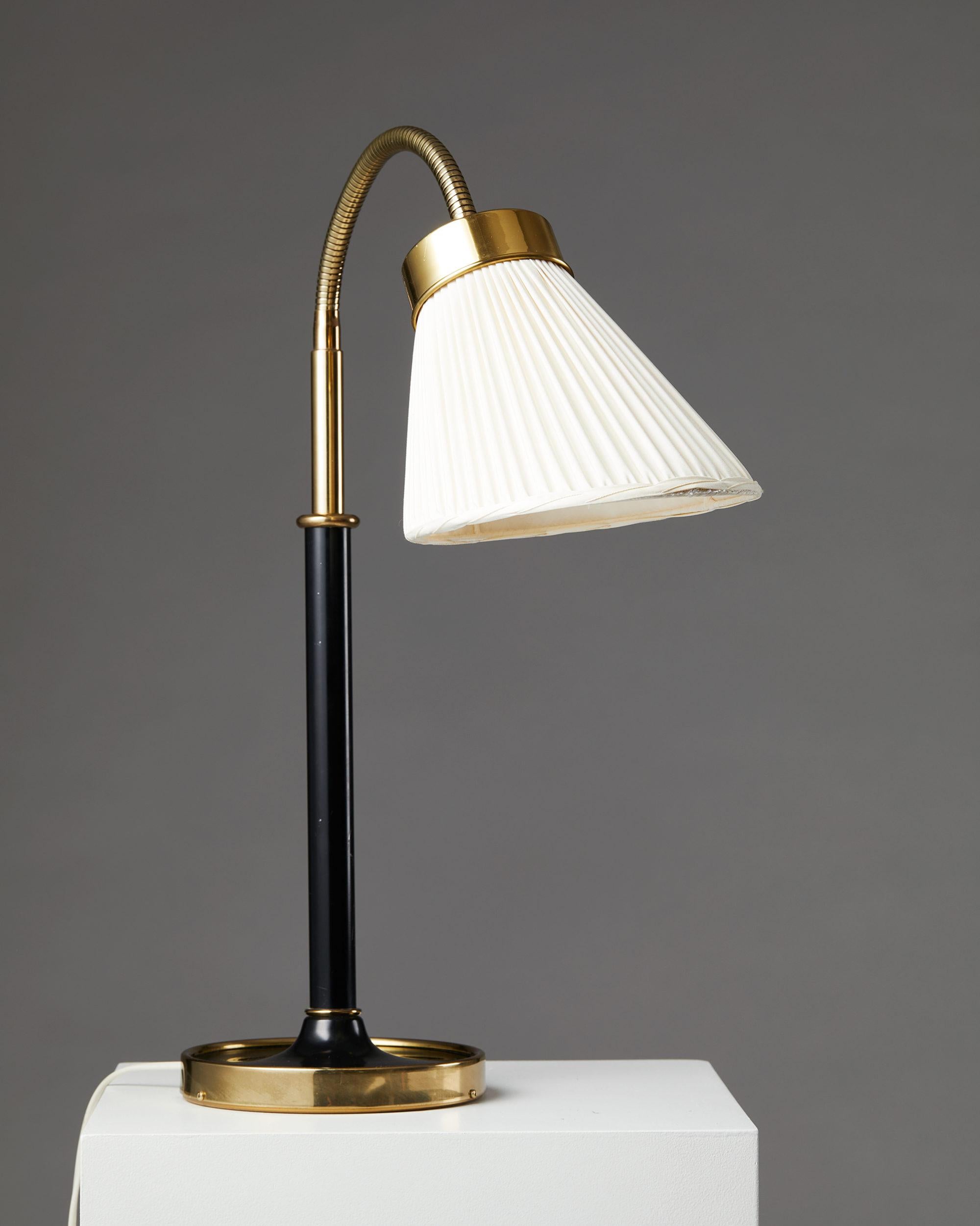 Mid-Century Modern Table Lamp Model 2434 Designed by Josef Frank for Svenskt Tenn, Sweden, 1939