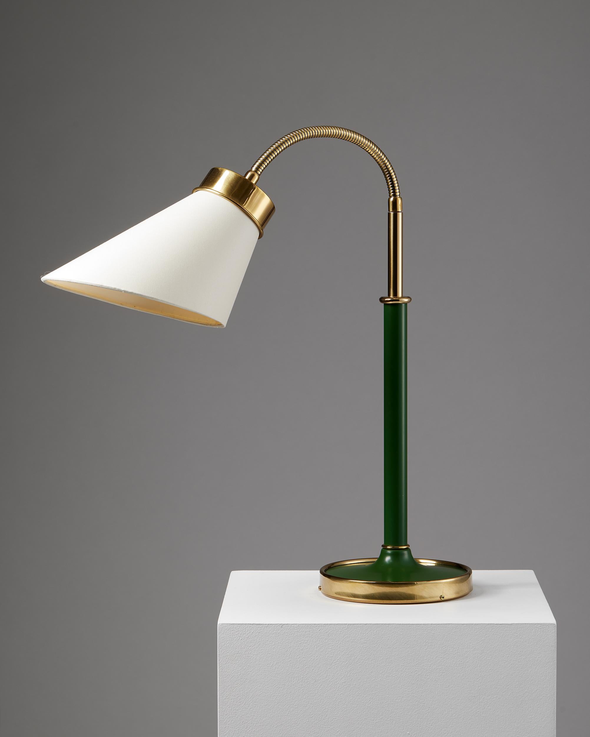 Mid-Century Modern Table Lamp Model 2434 Designed by Josef Frank for Svenskt Tenn, Sweden, 1939