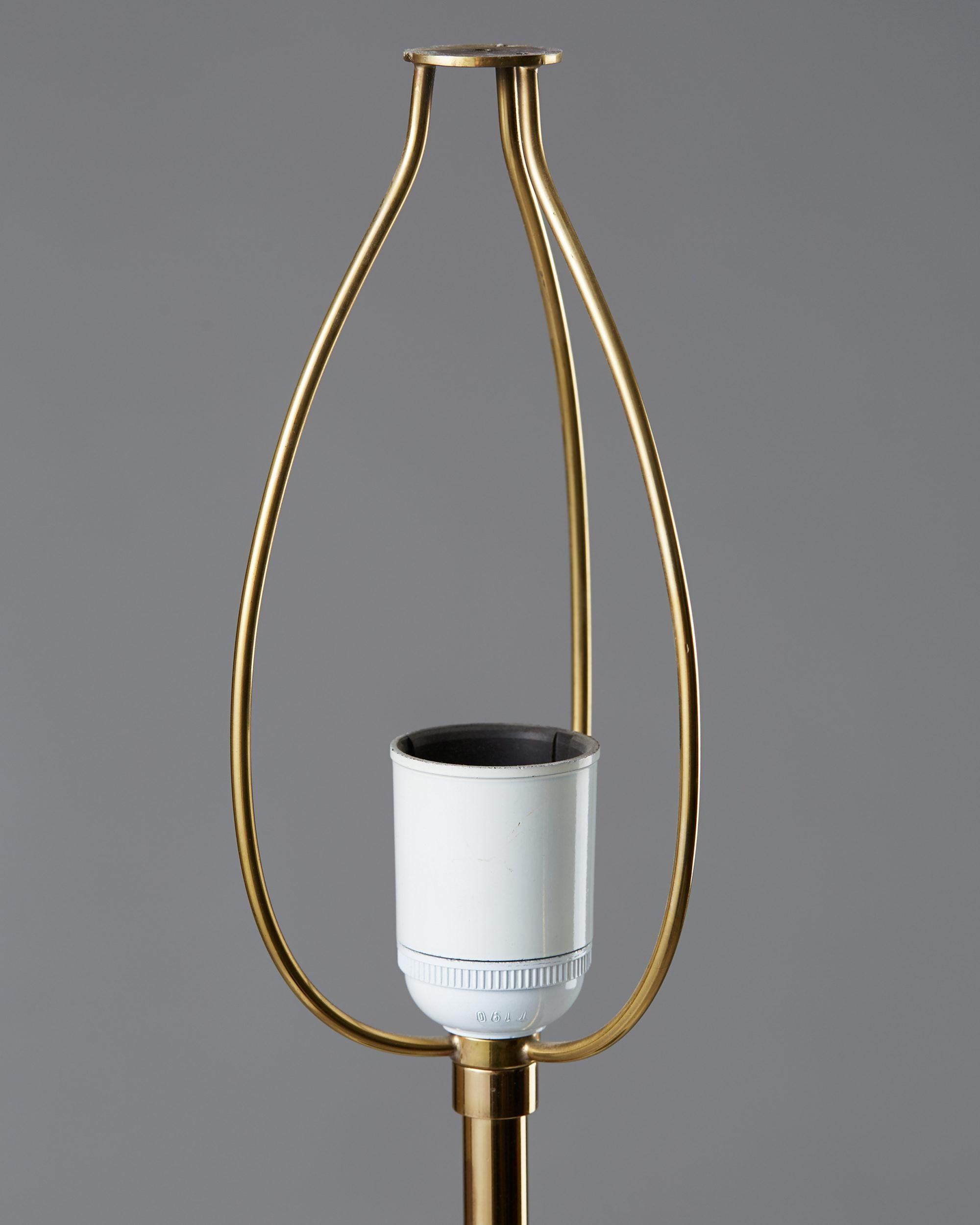 Mid-20th Century Table Lamp Model 2466 Designed by Josef Frank for Svenskt Tenn, Denmark, 1950s