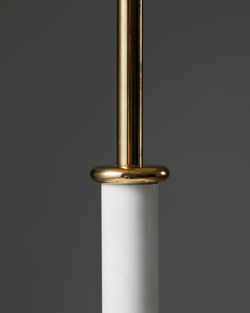 Mid-Century Modern Table Lamp Model 2466 Designed by Josef Frank for Svenskt Tenn, Sweden, 1950s