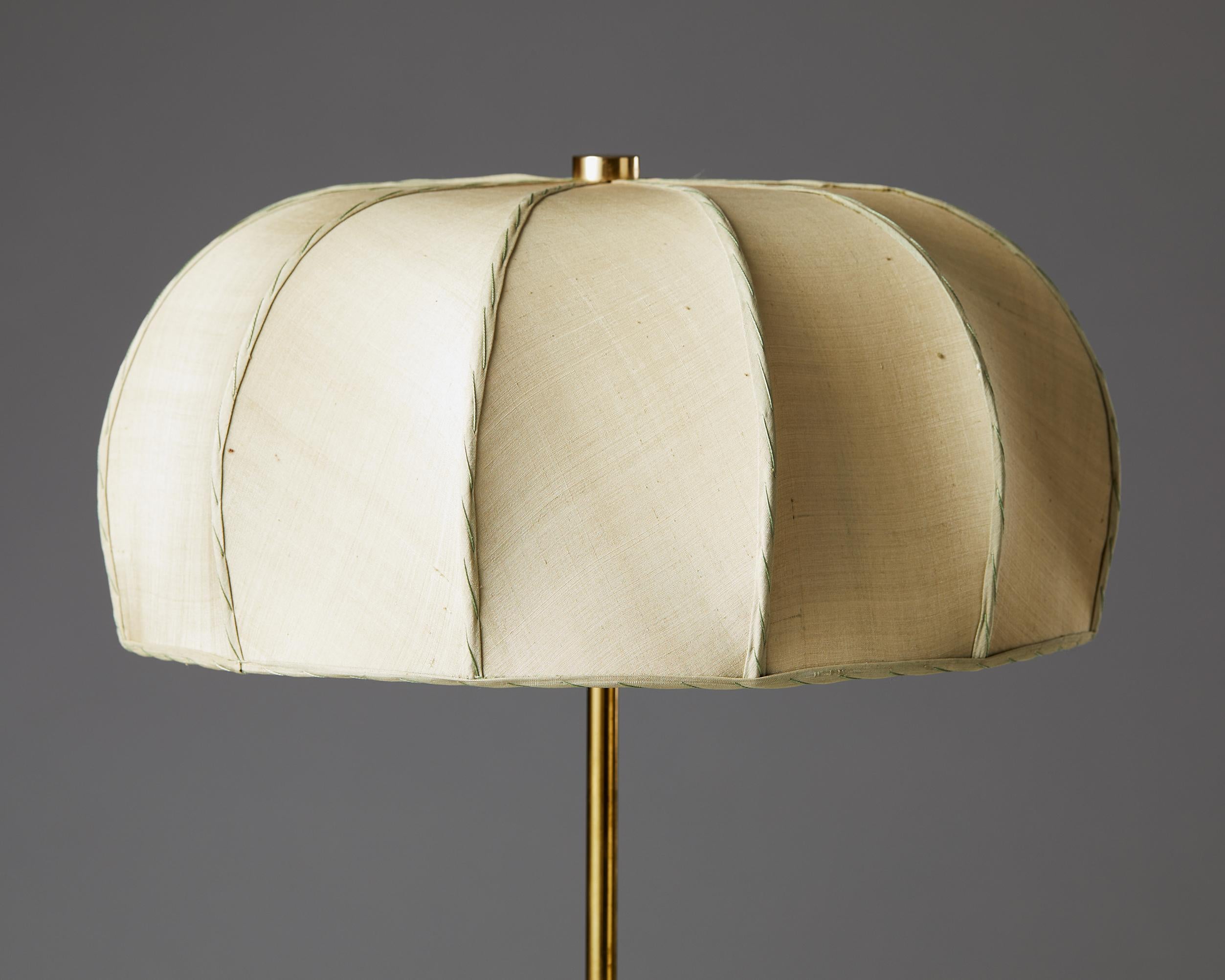 Mid-Century Modern Table Lamp Model 2466 Designed by Josef Frank for Svenskt Tenn, Sweden, 1950’s