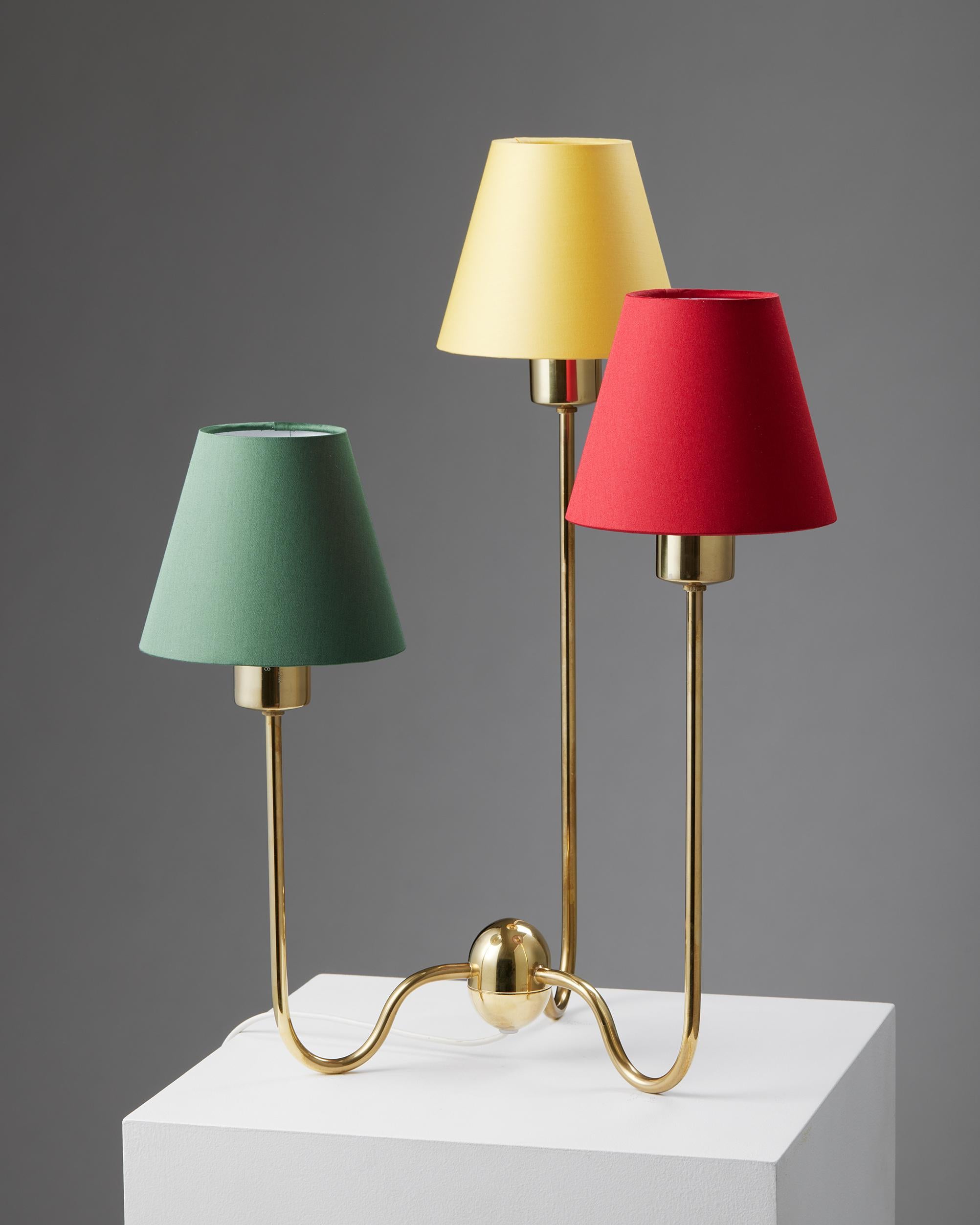 Swedish Table Lamp Model 2468 Designed by Josef Frank for Svenskt Tenn, Sweden, 1950s