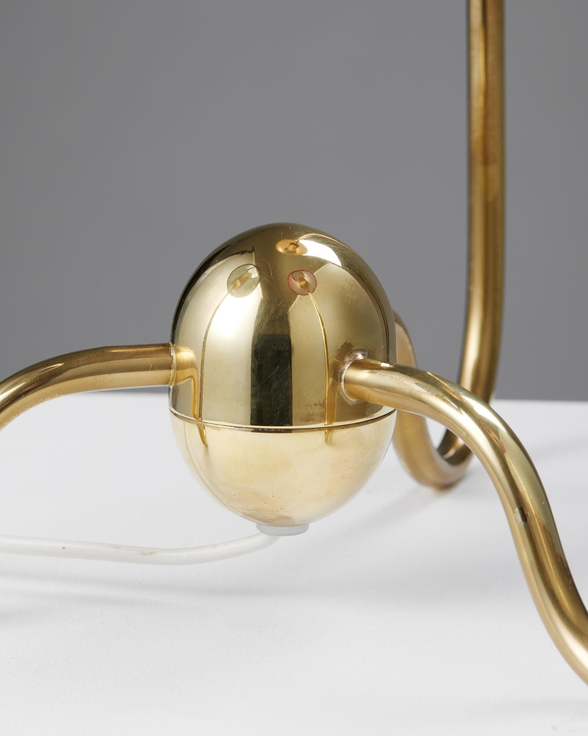 Brass Table Lamp Model 2468 Designed by Josef Frank for Svenskt Tenn, Sweden, 1950s