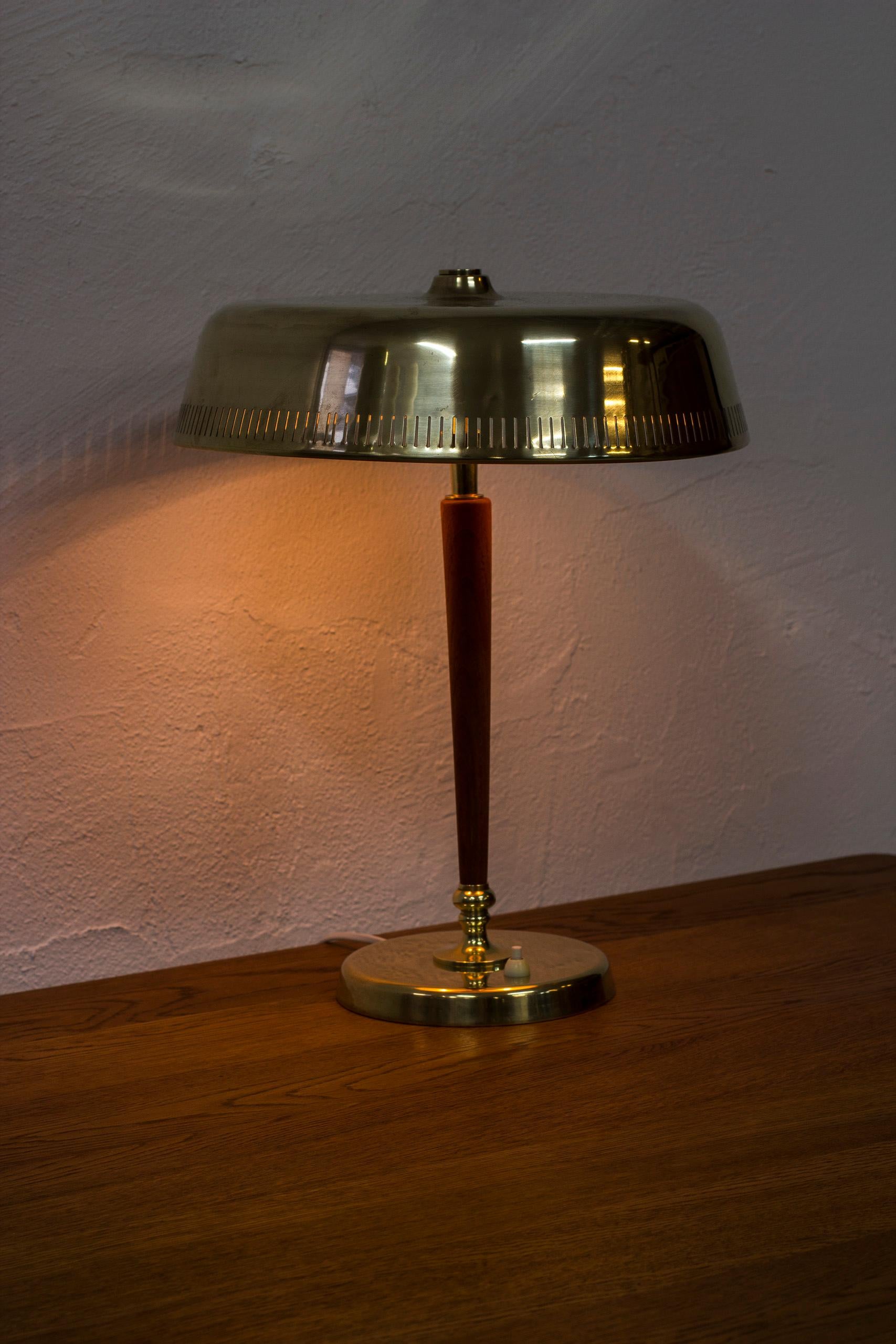 Oak Table Lamp Model 