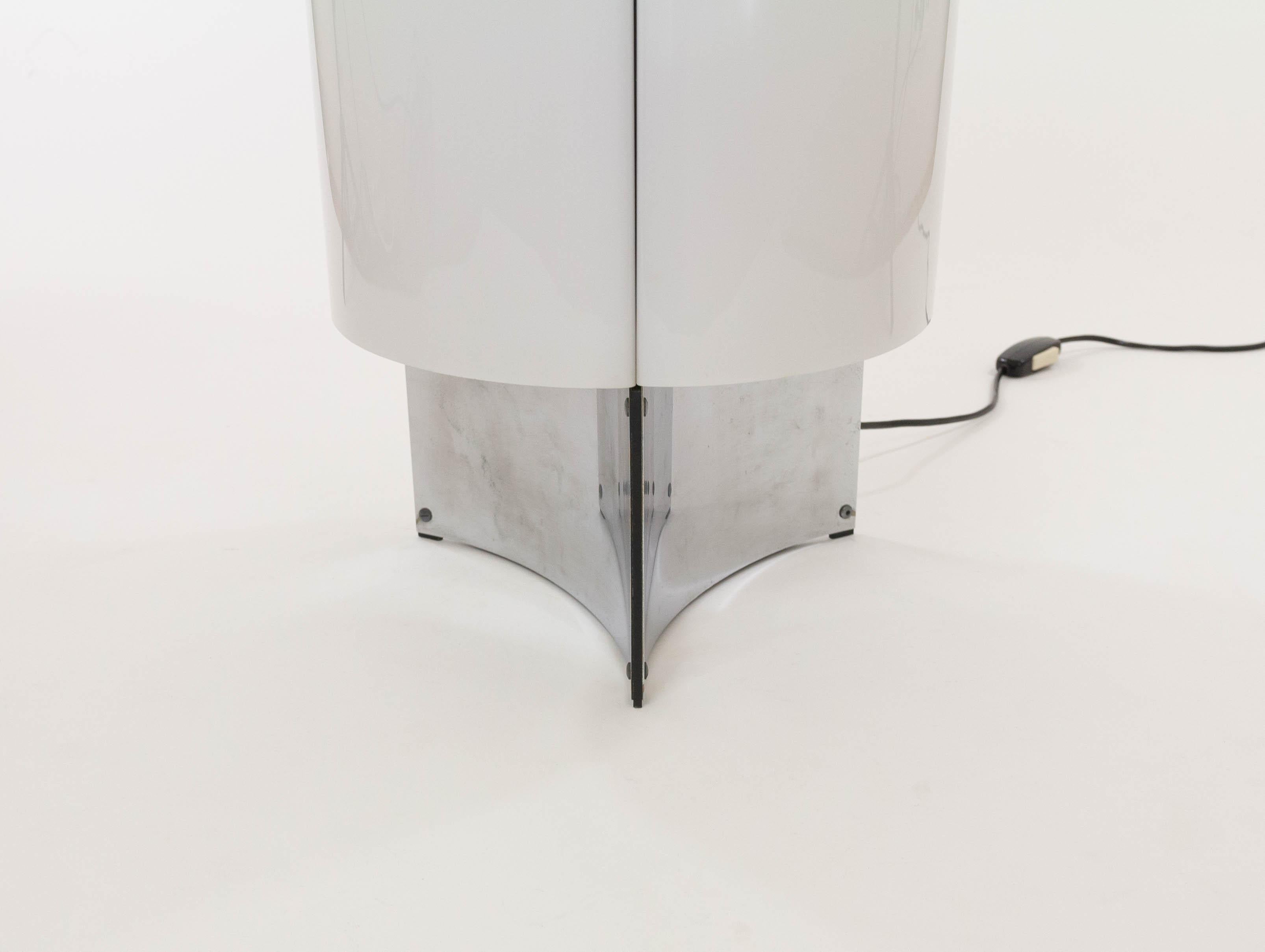 Polychromed Table Lamp Model 526/P by Massimo Vignelli for Arteluce, 1965 For Sale