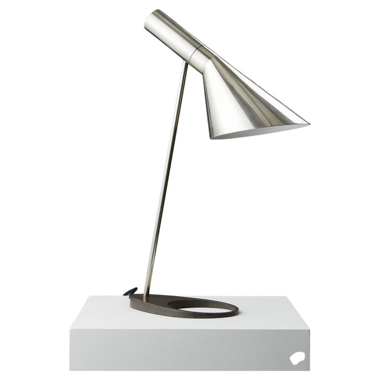 Table lamp model AJ designed by Arne Jacobsen for Louis Poulsen Entwurf,  Denmark For Sale at 1stDibs