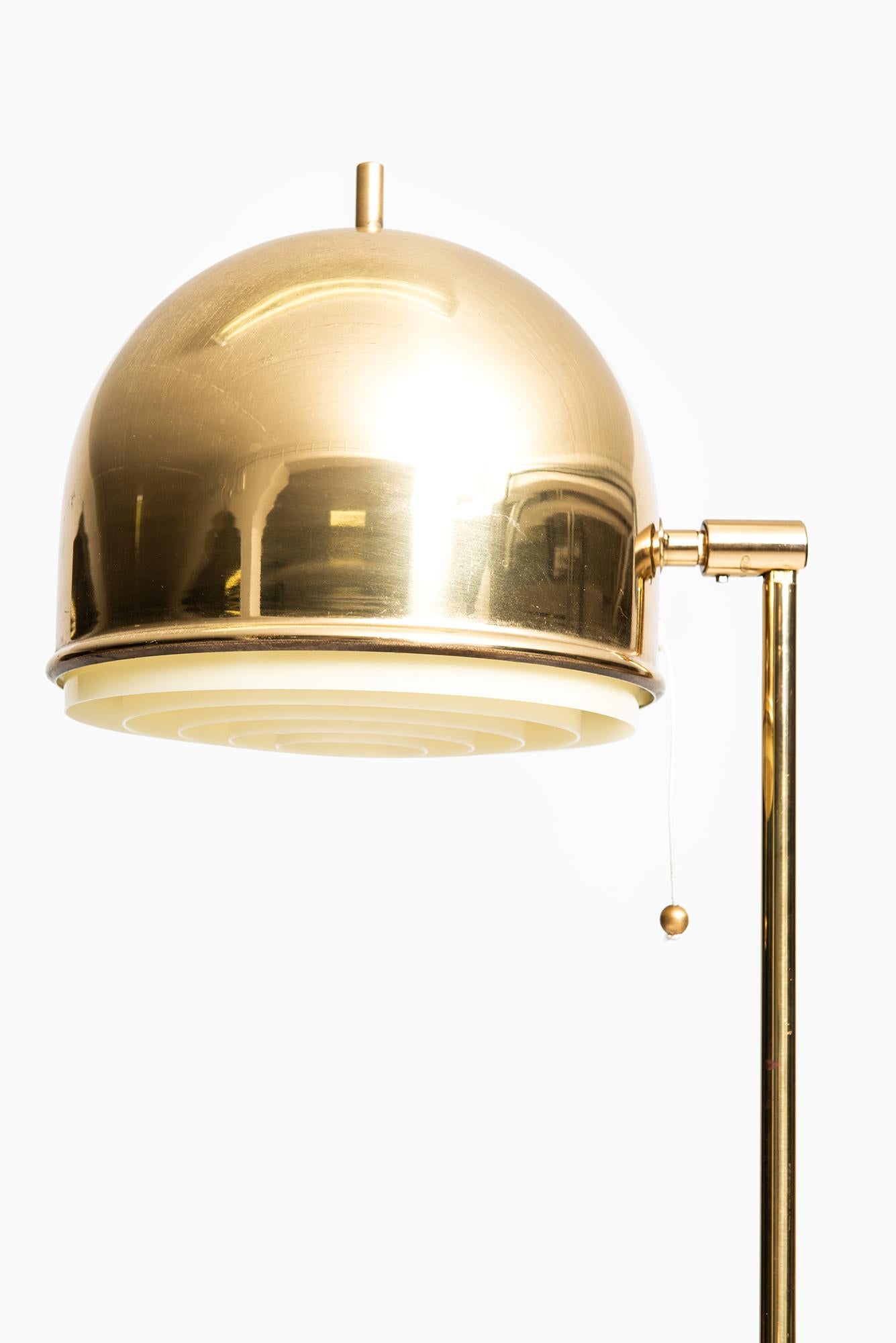Table lamp model B-075 in brass. Produced by Bergbom in Sweden.