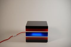 Tischlampe Modell Cremino Licorice Candy Kollektion von Studio Superego, Italien