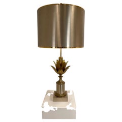 Table Lamp model "Lotus" by Maison Charles