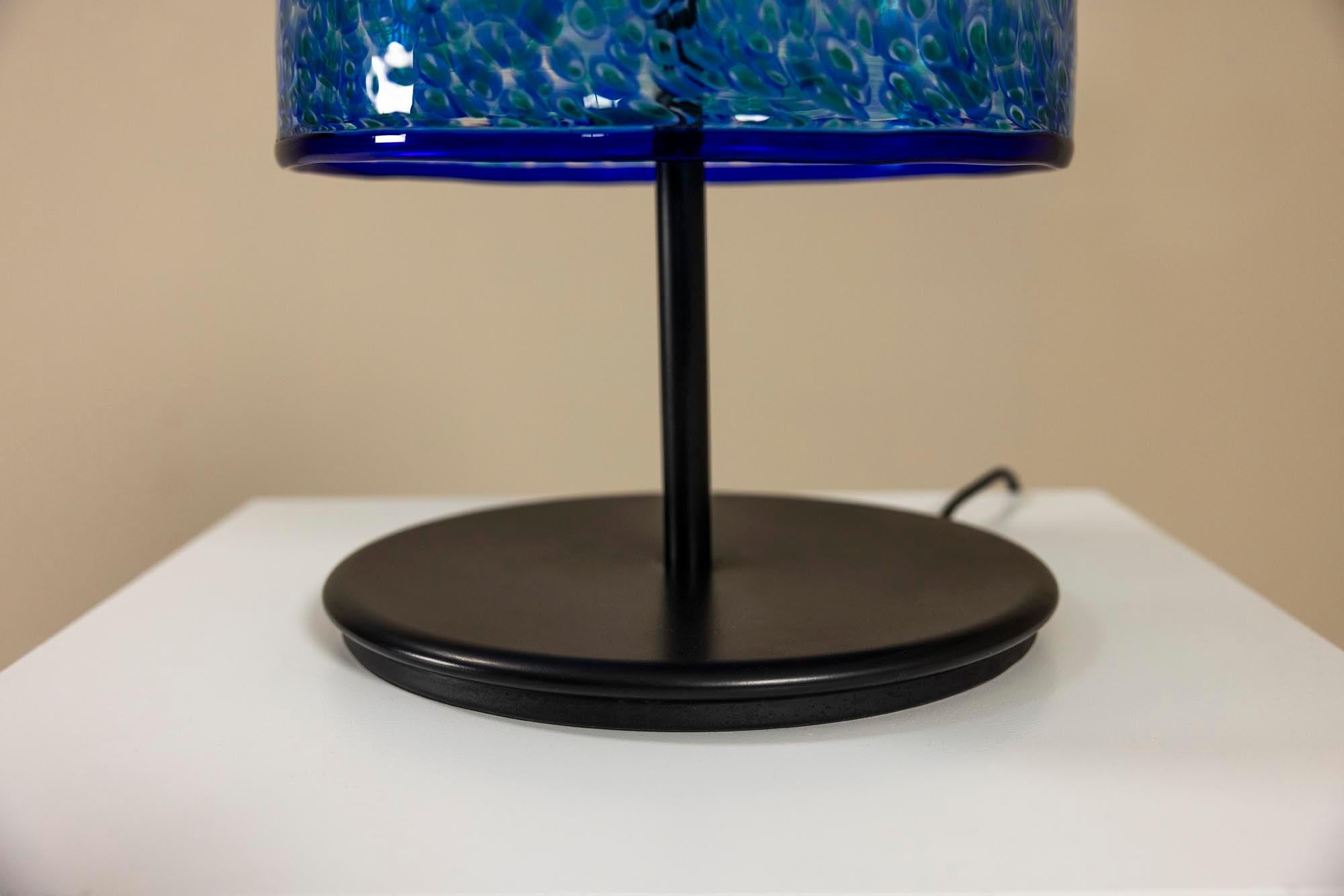 Table Lamp Model “Neverinno” In Murano Glass By Gae Aulenti, Italy 1970's 4