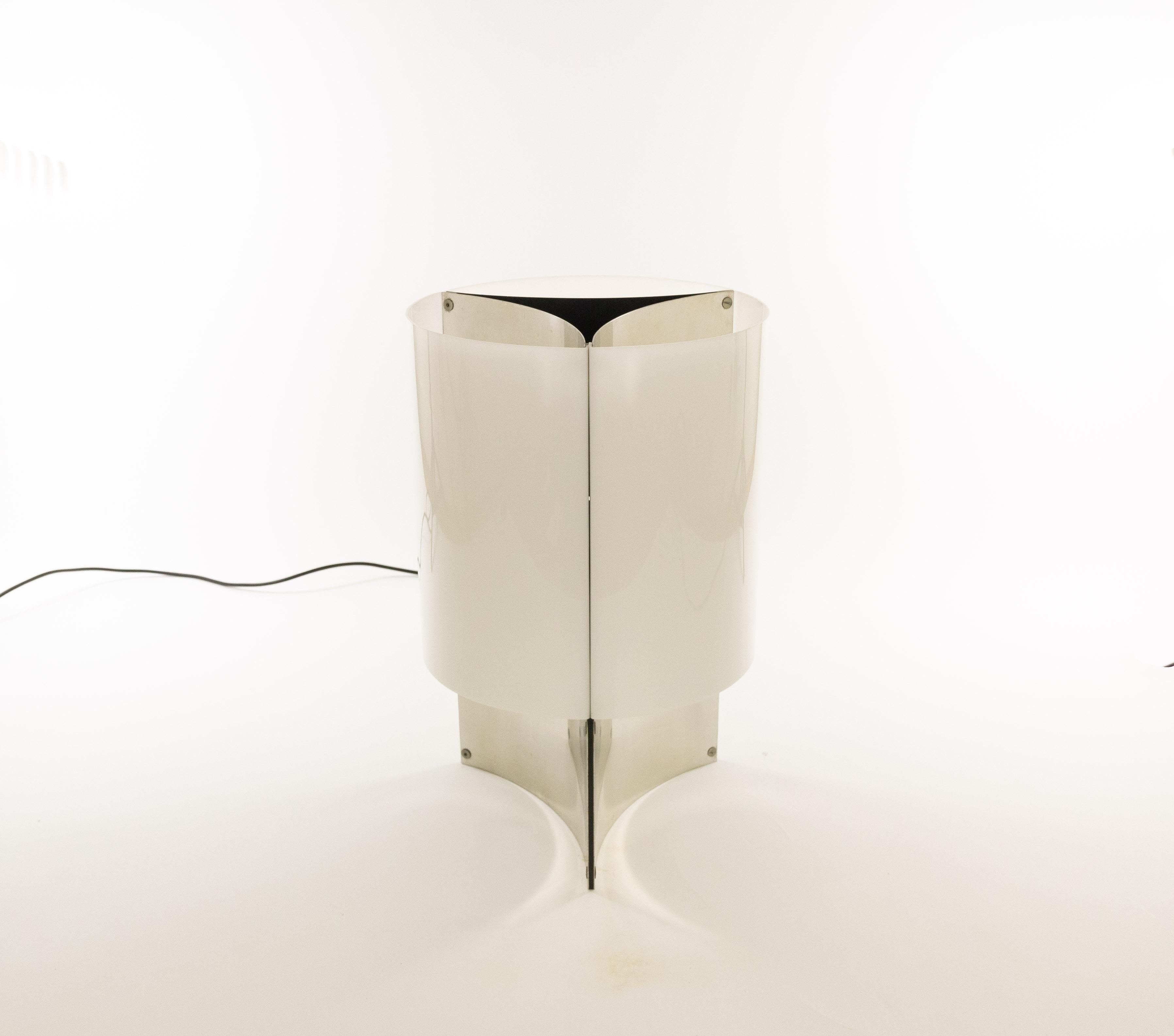Metal Table Lamp Model No. 526/P by Massimo Vignelli for Arteluce, 1965