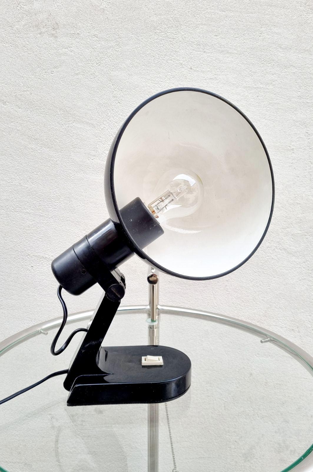 Table Lamp Model Paxis Notte Designed by Bruno Gecchelin for Guzzini, Italy 70s In Good Condition For Sale In Lucija, SI