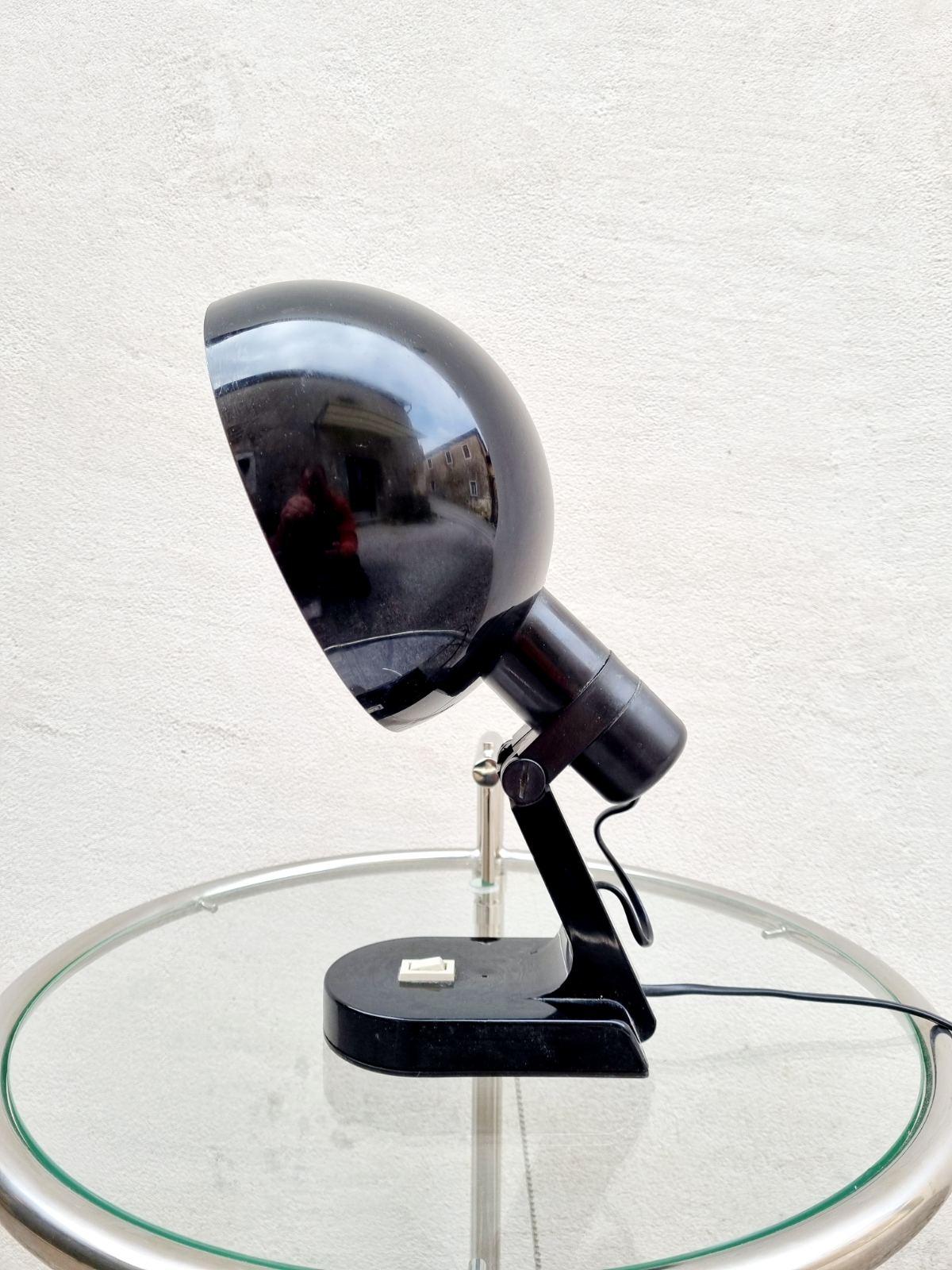 Table Lamp Model Paxis Notte Designed by Bruno Gecchelin for Guzzini, Italy 70s For Sale 1