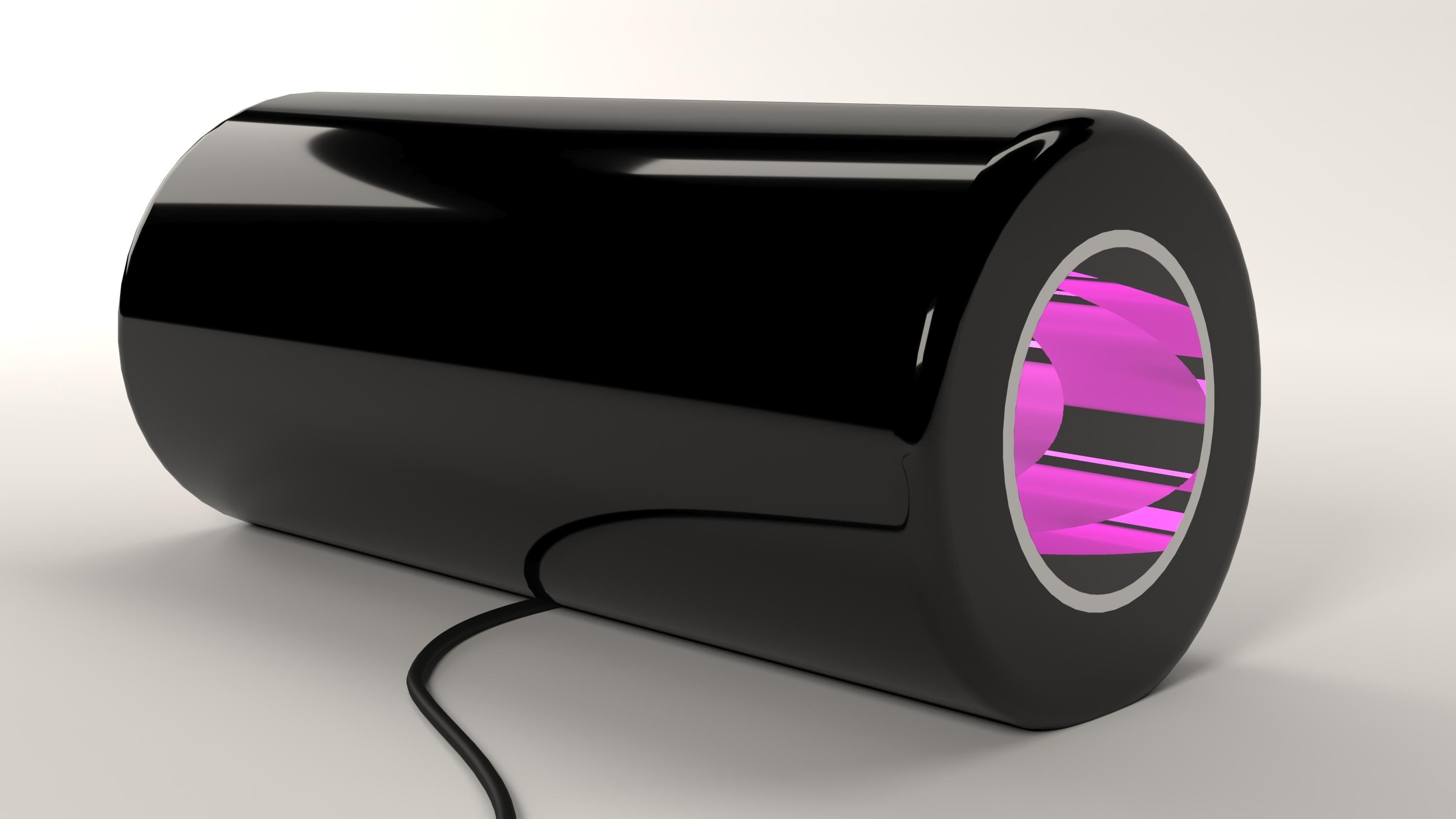 Lámpara de mesa de plexiglás coloreado modelo Angelo Licorice de la Colección Candy diseñada por Studio Superego con la colaboración de Concetta Lorenzo para Superego Editions, en 2021. 
La colección se inspira en el colorido y suave mundo de los