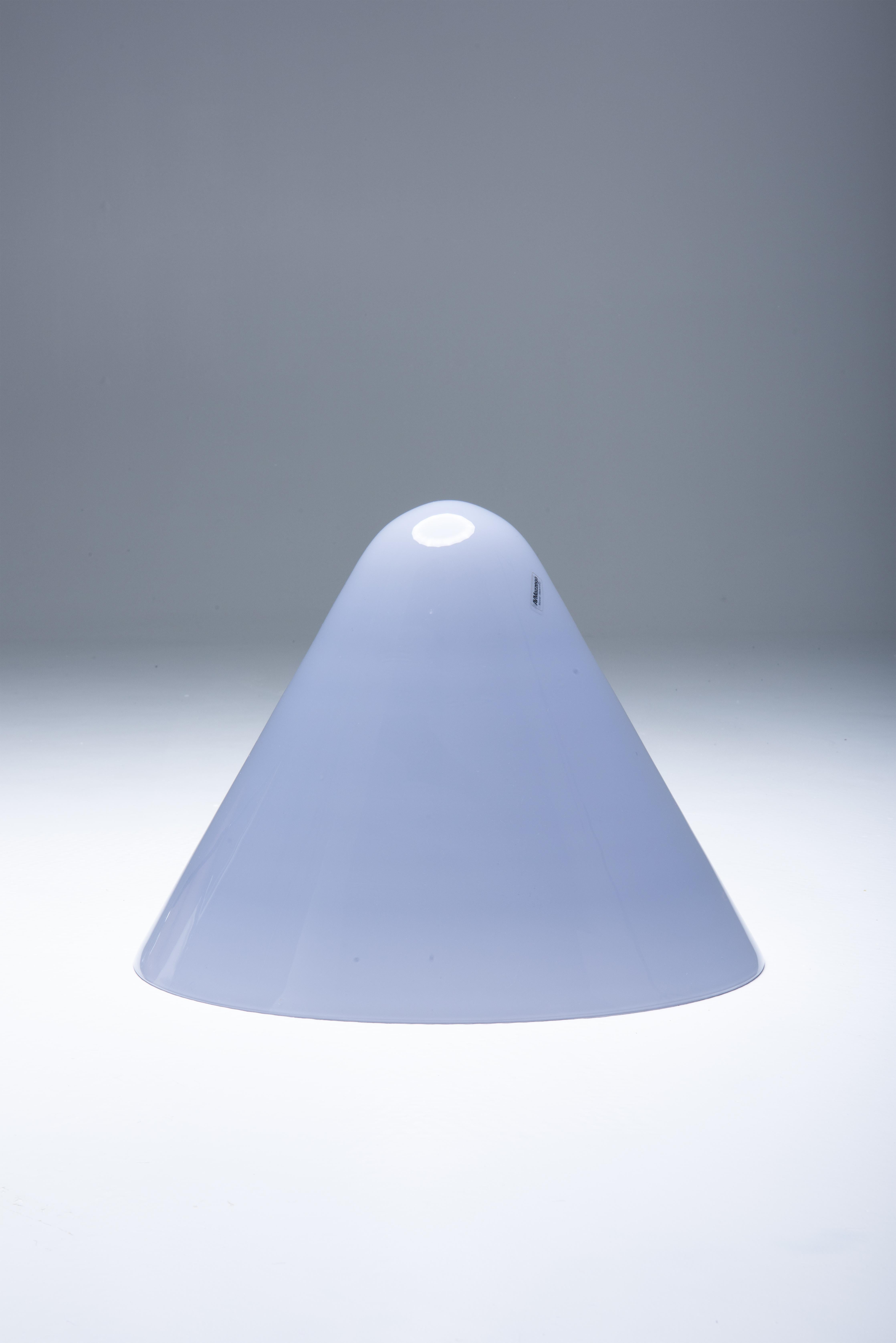 Lámpara de mesa - Cristal de Murano -Mazzega - Mauro Marzello Vidrio opalino en venta