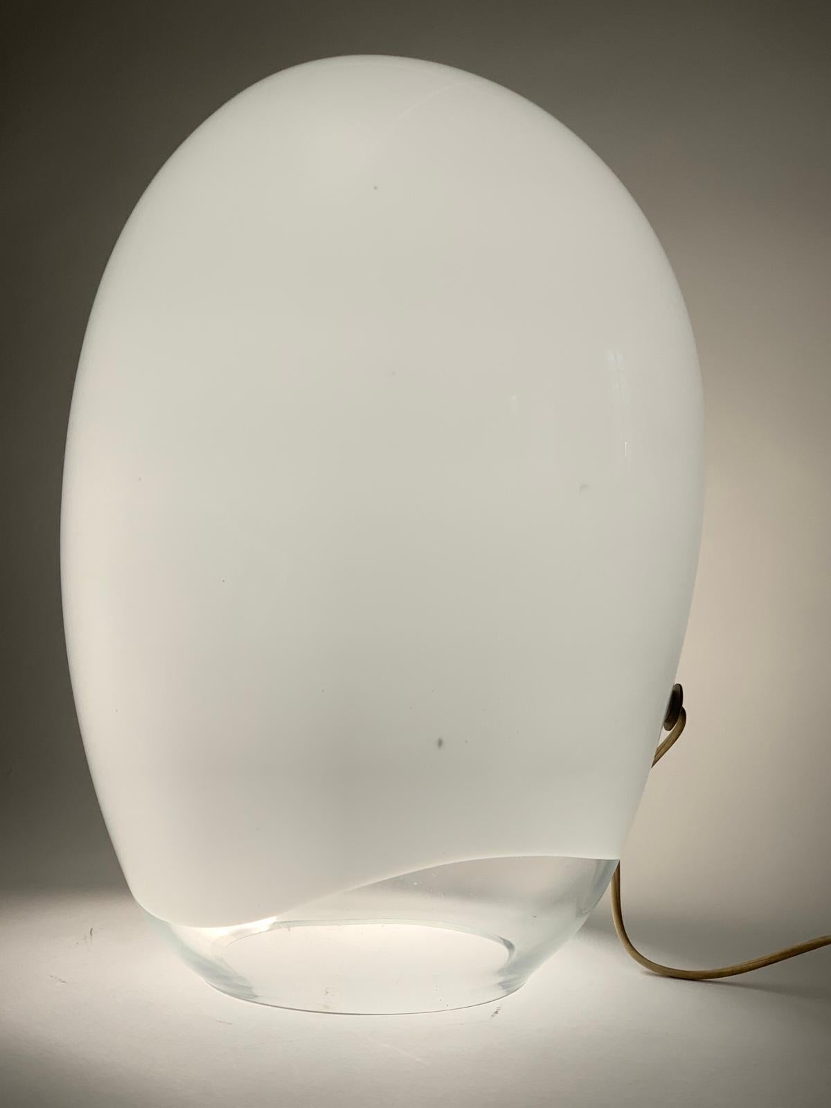Italian Table Lamp Nessa Model by Gino Vistosi for Vetrerie Vistosi, Italy For Sale