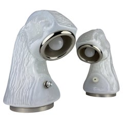 Table Lamp Osso by Carlo Nason for Mazzega, Italy 1970s, Set of 2