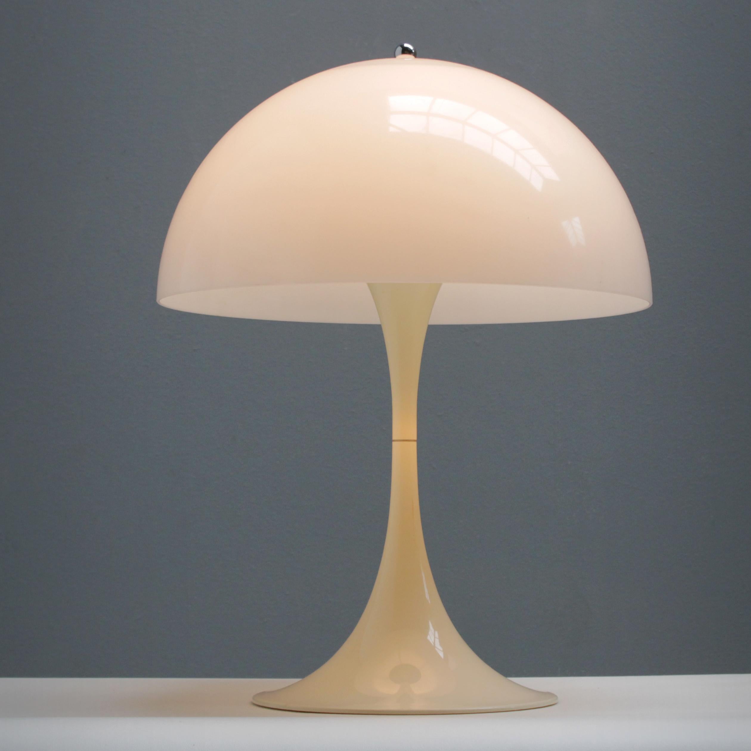 Metal Table Lamp Panthella by Verner Panton, Denmark