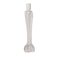 Table Lamp Paul Kedelv Flygsfors White, Clear Crystal, Sweden