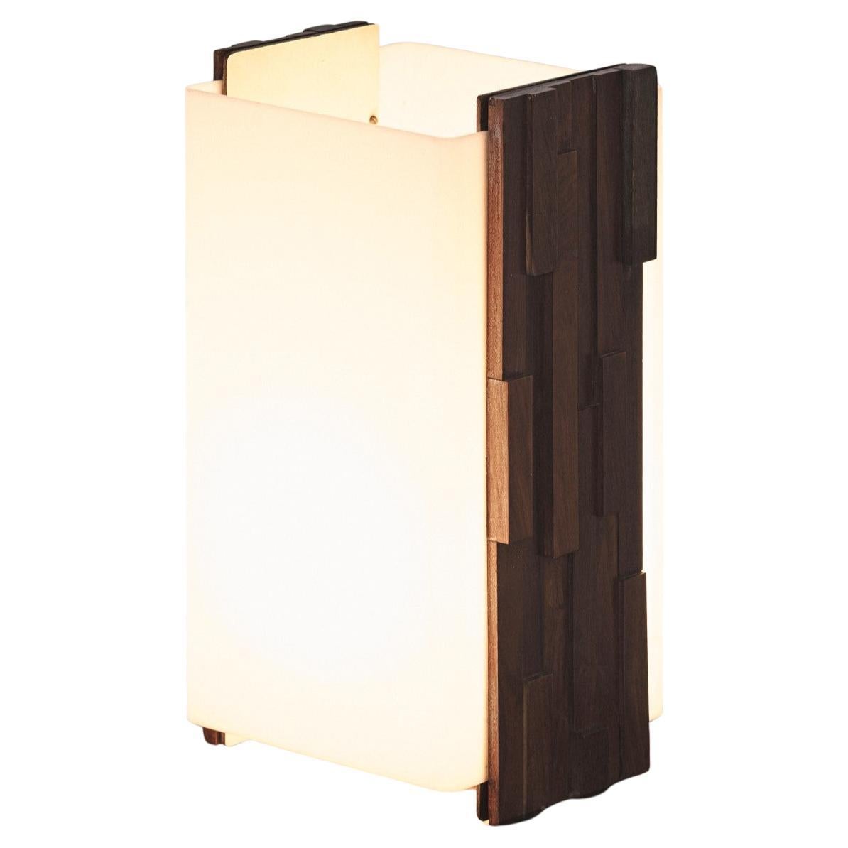 Table Lamp, Percival Lafer, Jatoba, Brazilian Desing, Vintage Furniture