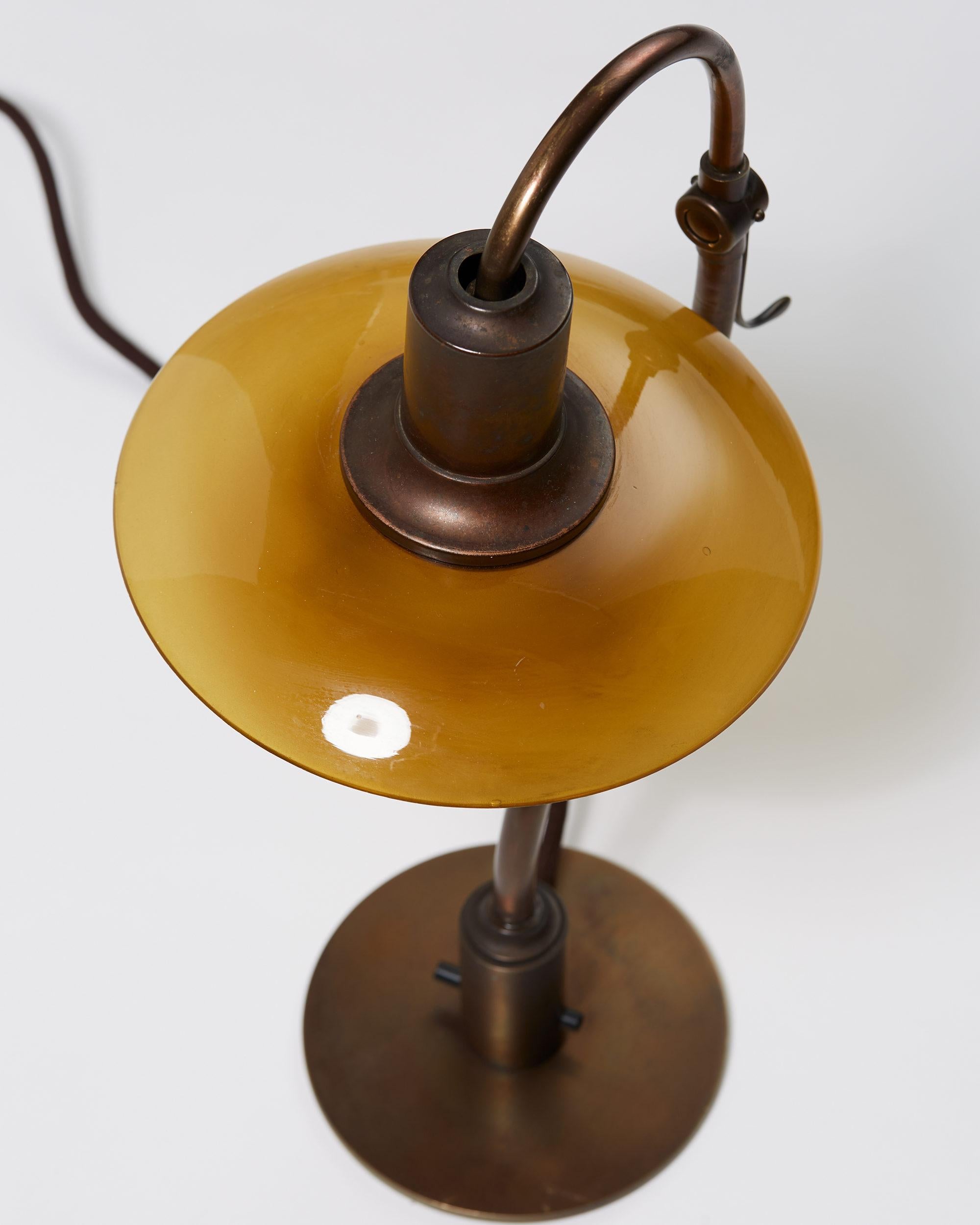 Danish Table Lamp PH 2/2 ‘Question Mark’ Designed by Poul Henningsen for Louis Poulsen