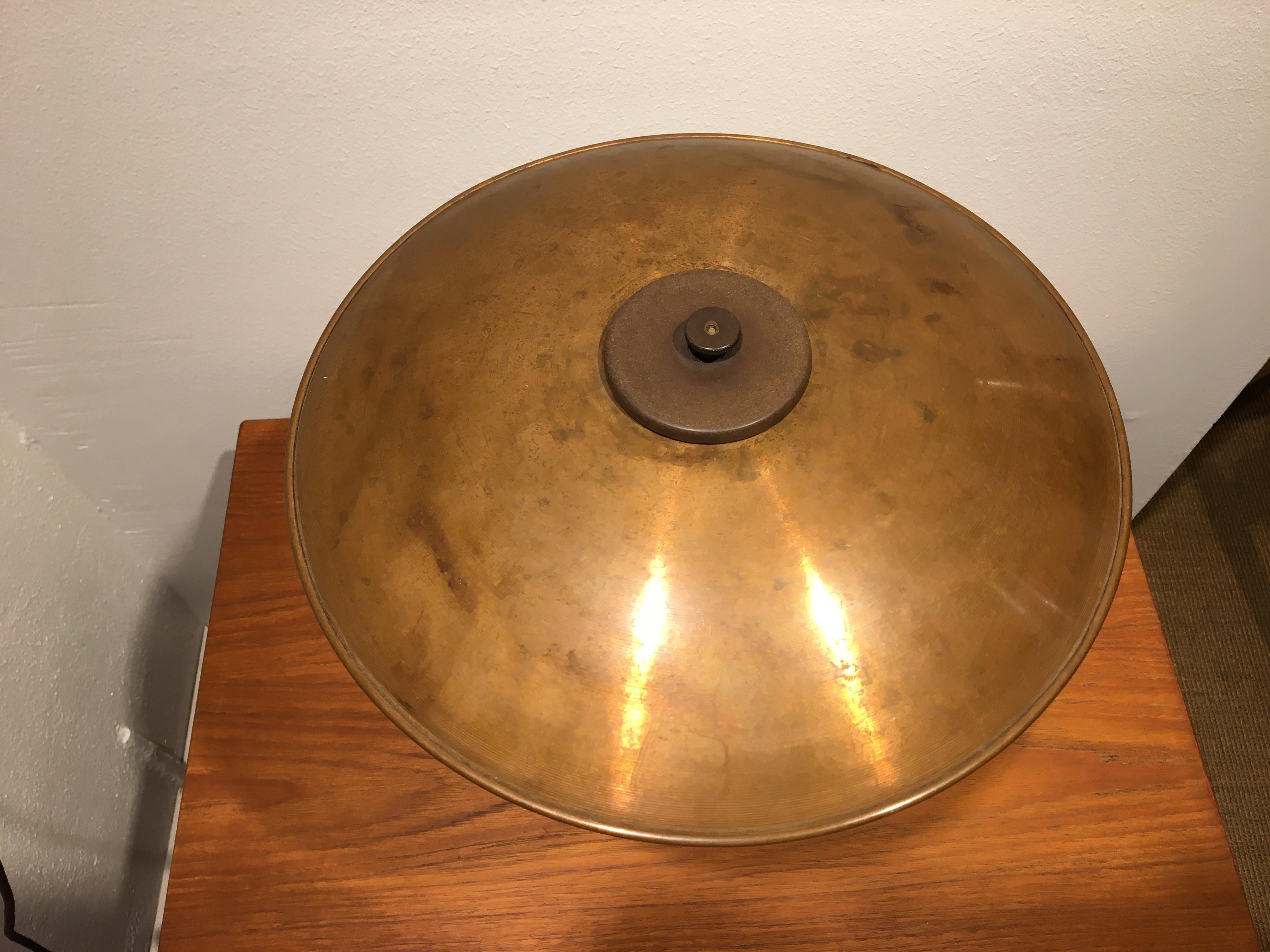 Brass Table Lamp PH 3, 5/2 designed by Poul Henningsen for Louis Poulsen, 1935 For Sale